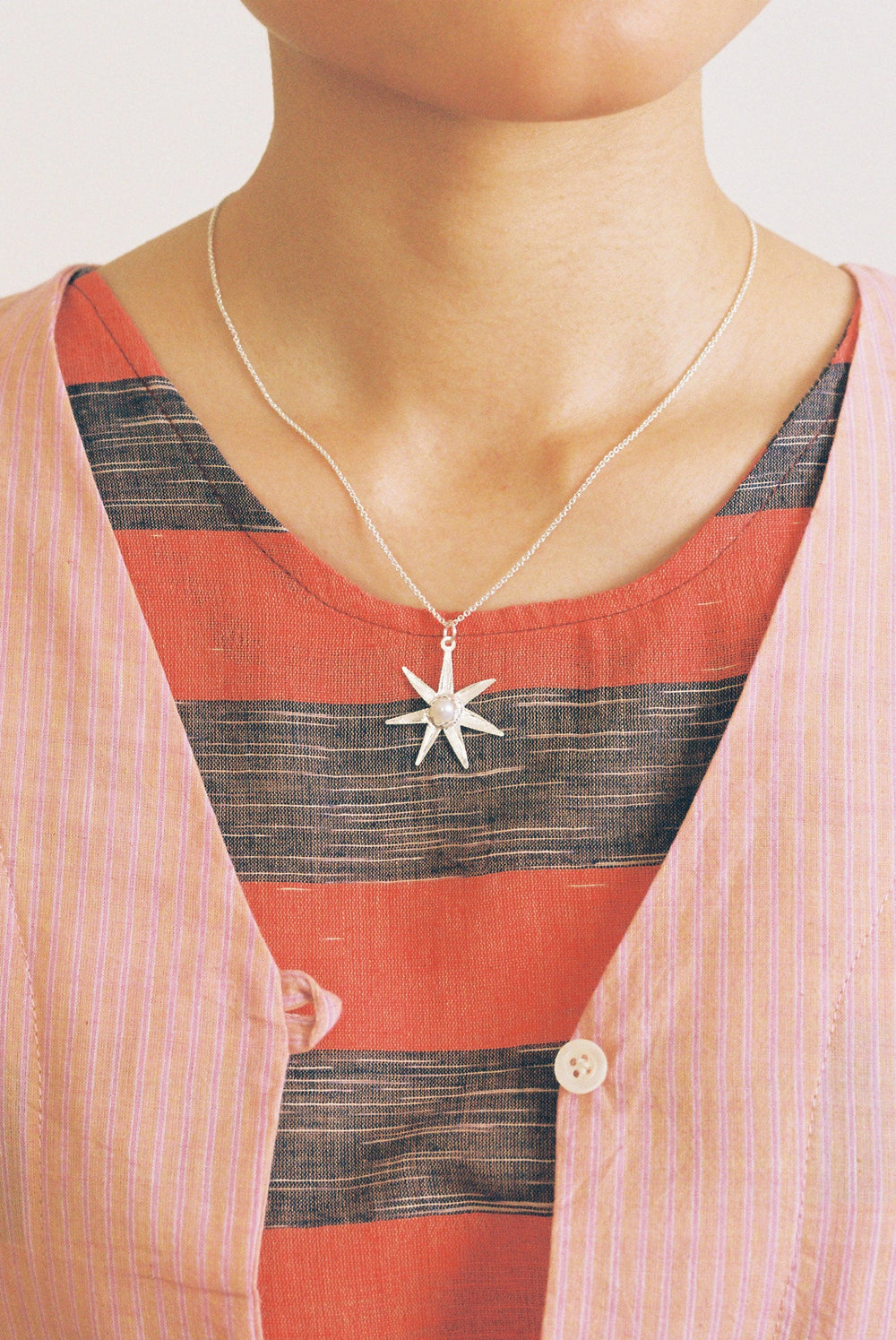 Atlas silver pendant