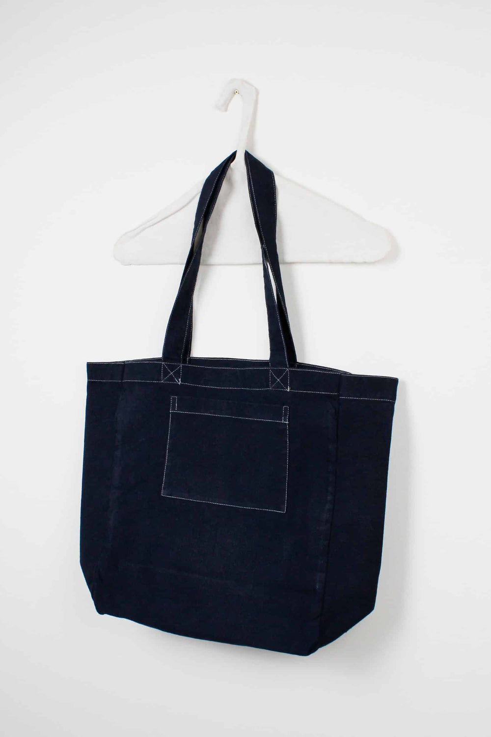 Navy blue dyed bag