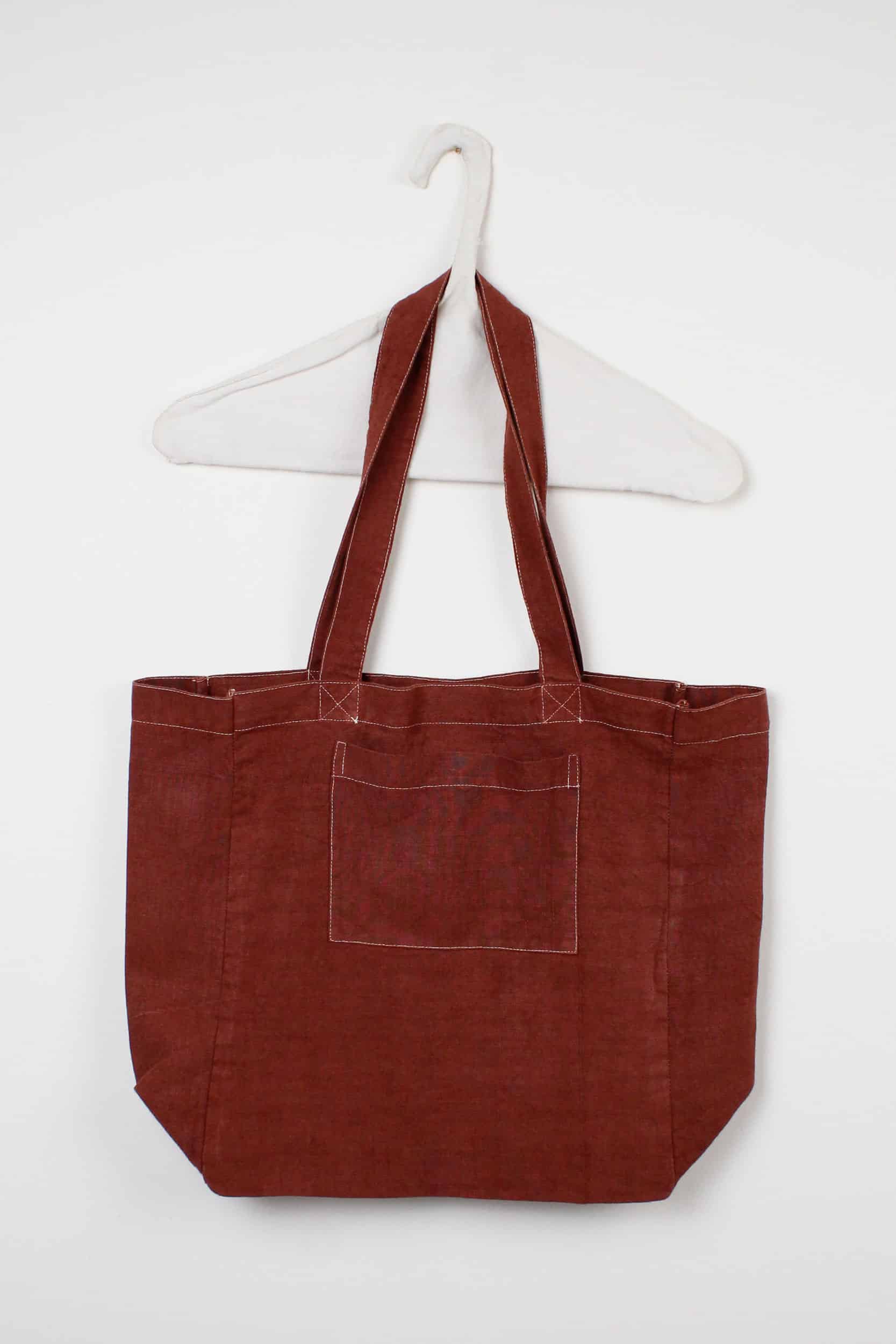 Terracota dyed bag
