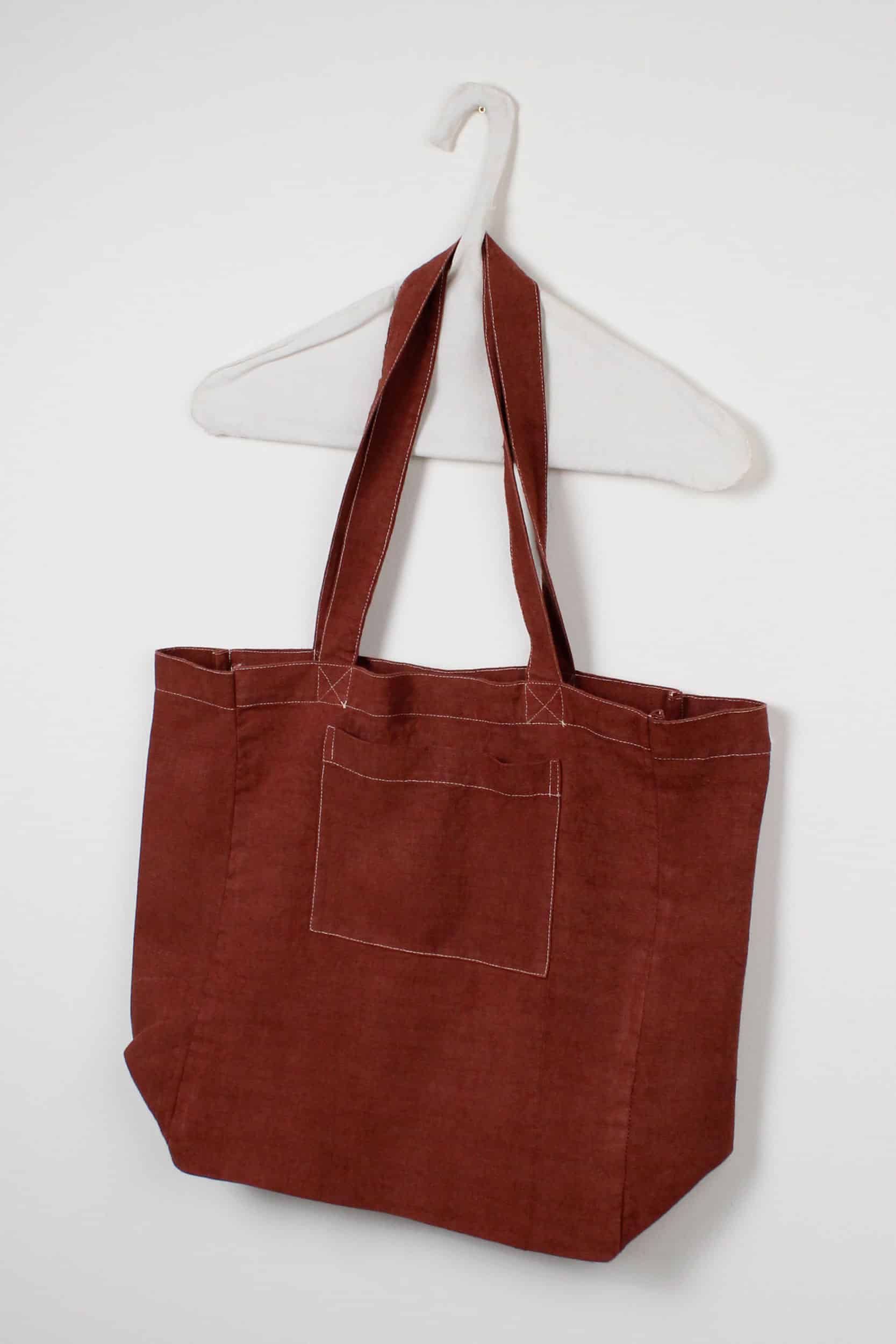 Terracota dyed bag