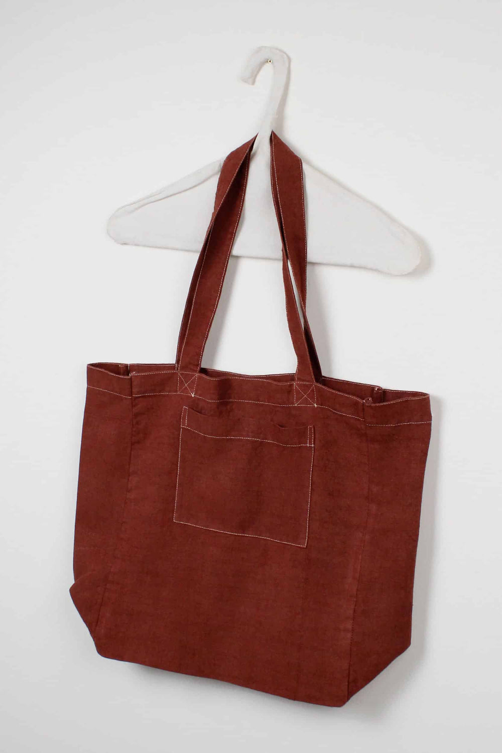 Terracota dyed bag