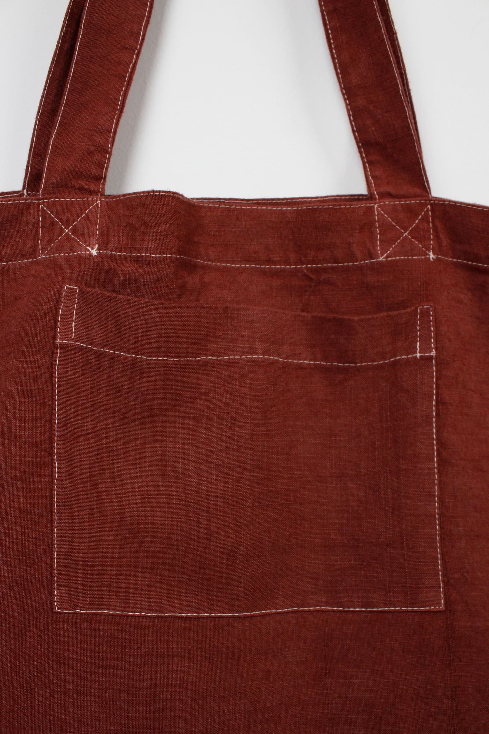 Terracota dyed bag