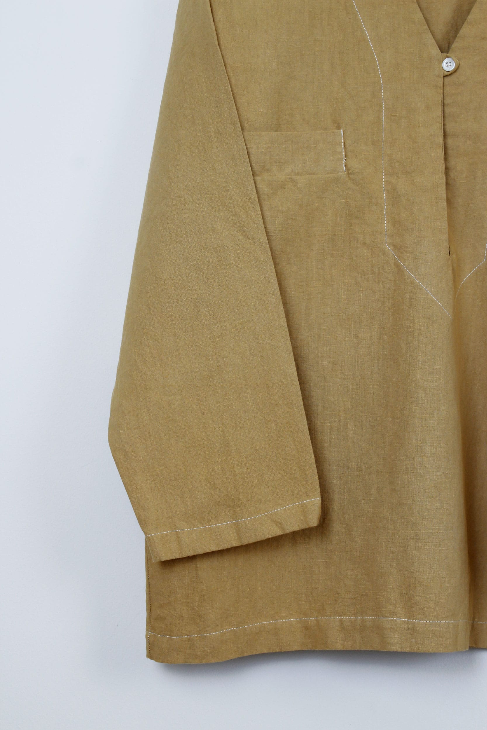 Yellow dyed boat shirt