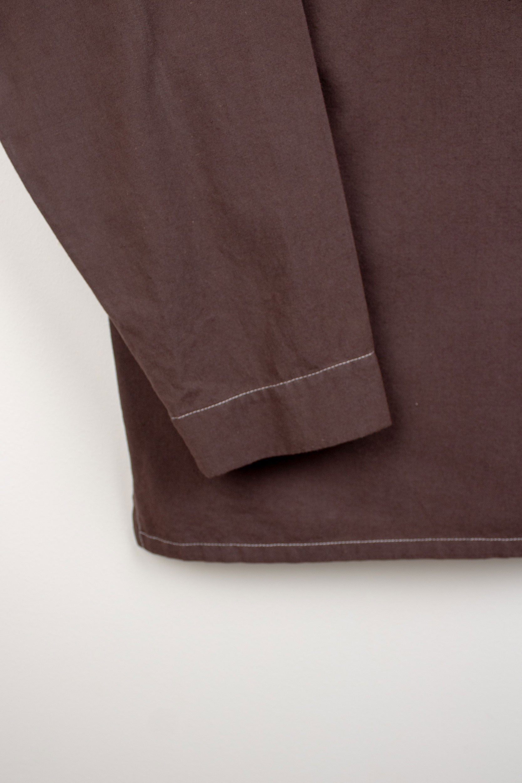 Brown dyed long shirt