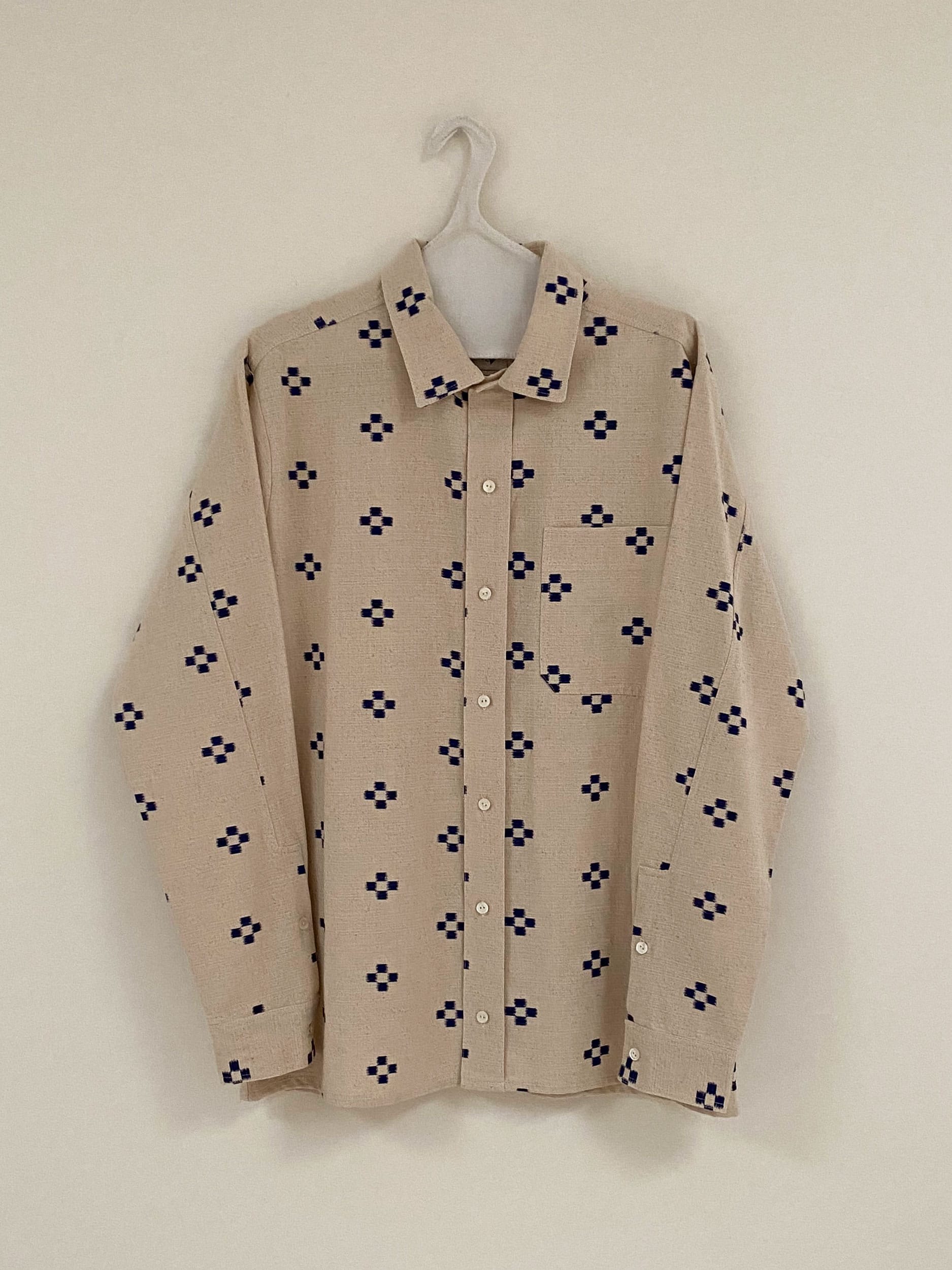 Blue flowers shirt - Man fit