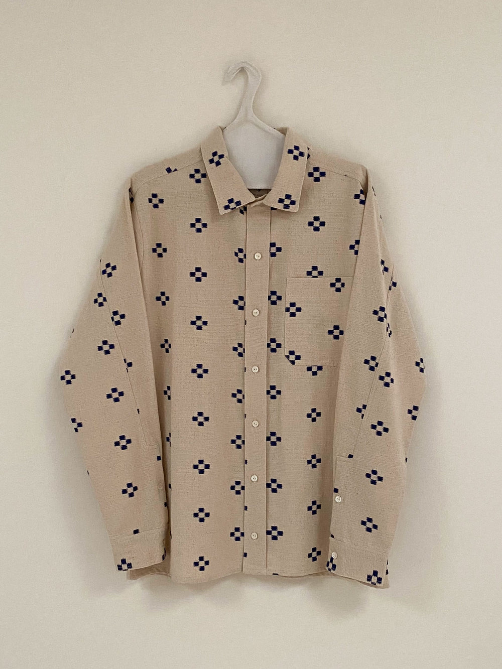 Blue flowers shirt - Man fit