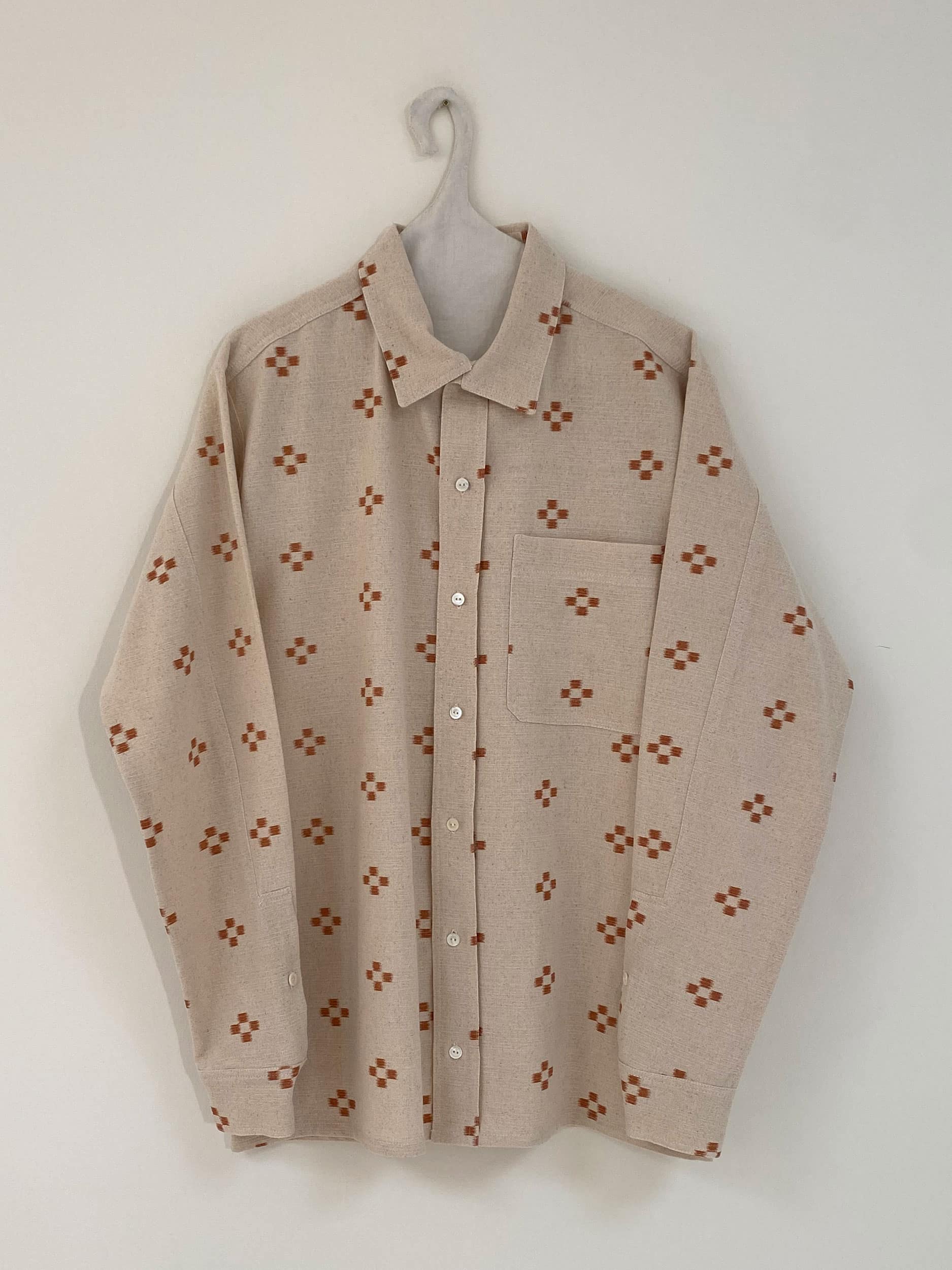 Brown flowers shirt - Man fit