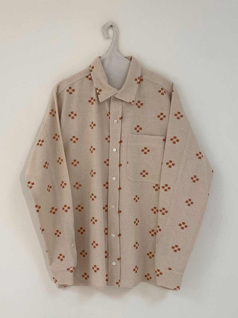 Brown flowers shirt - Man fit