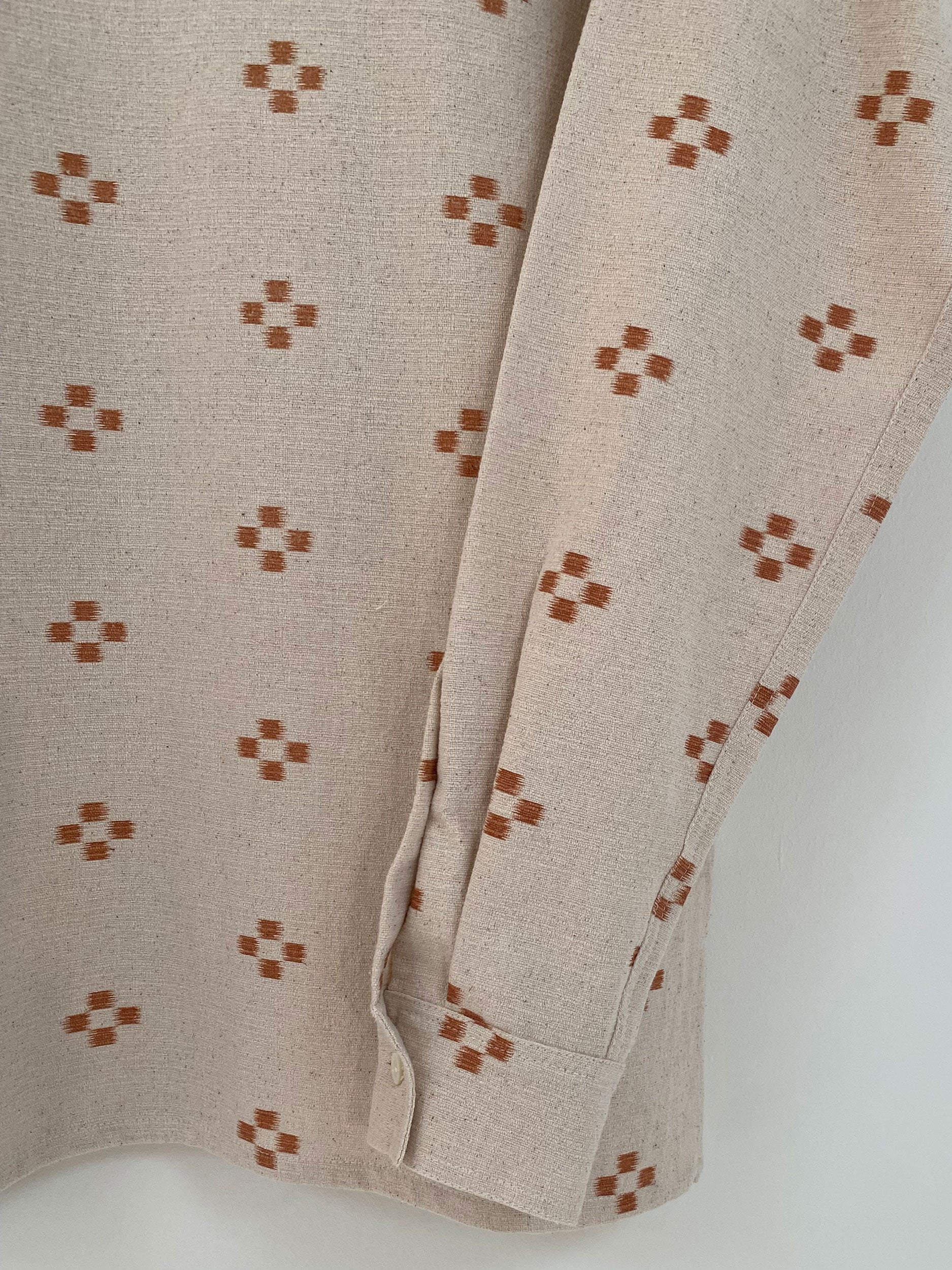Brown flowers shirt - Man fit
