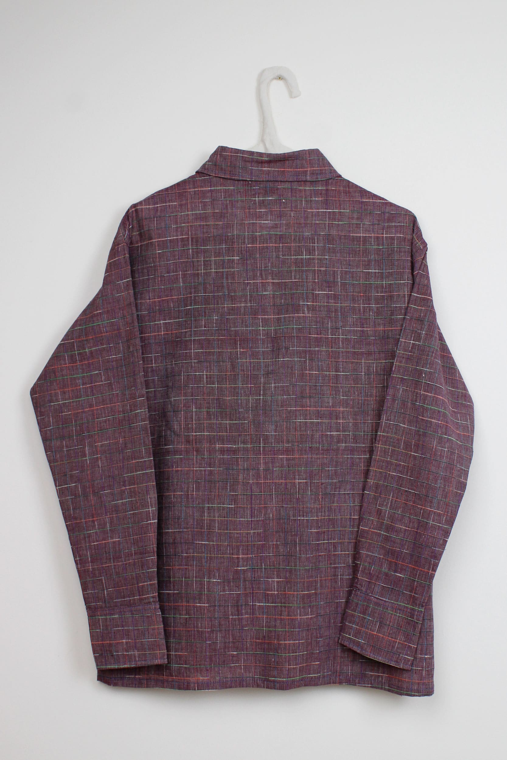 Purple khadi shirt