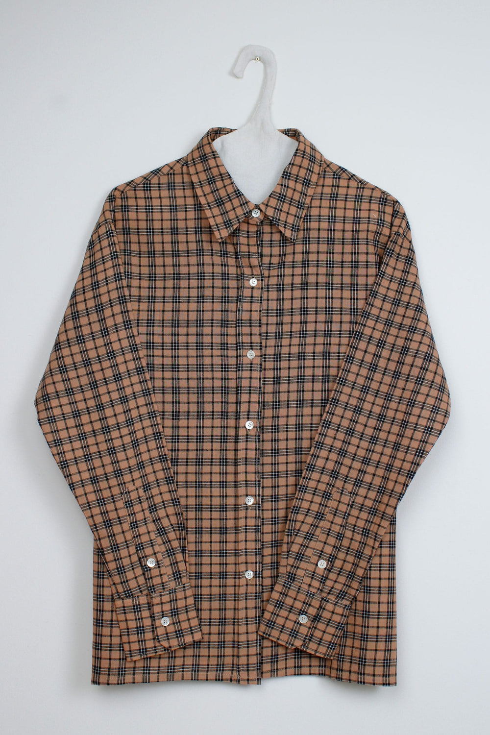 Plaid cotton shirt