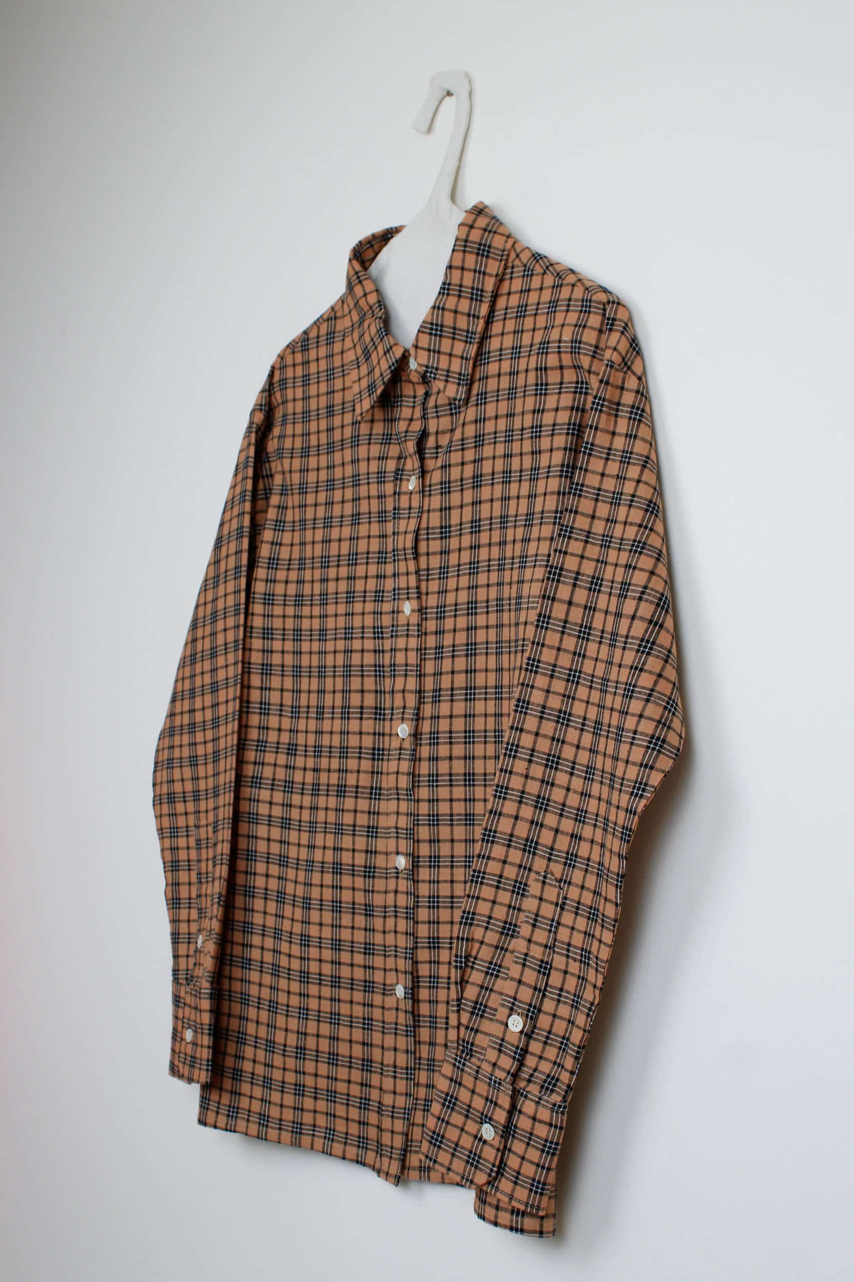 Plaid cotton shirt