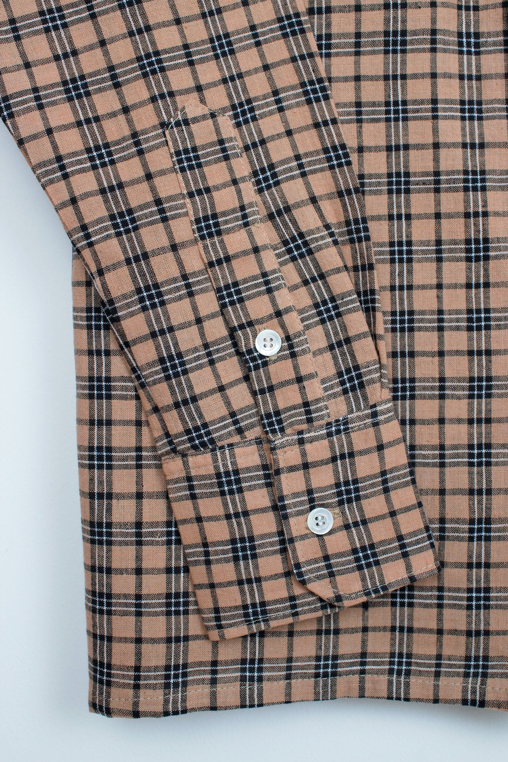Plaid cotton shirt