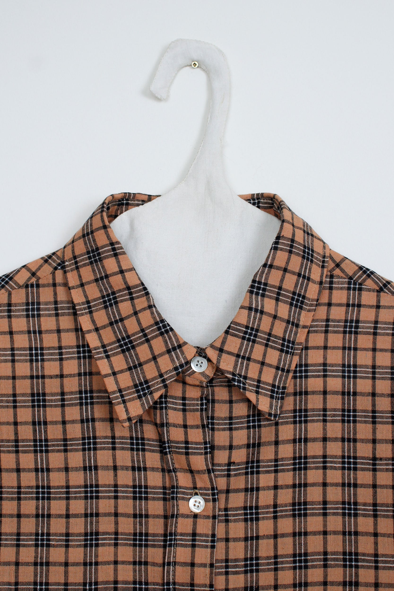 Plaid cotton shirt