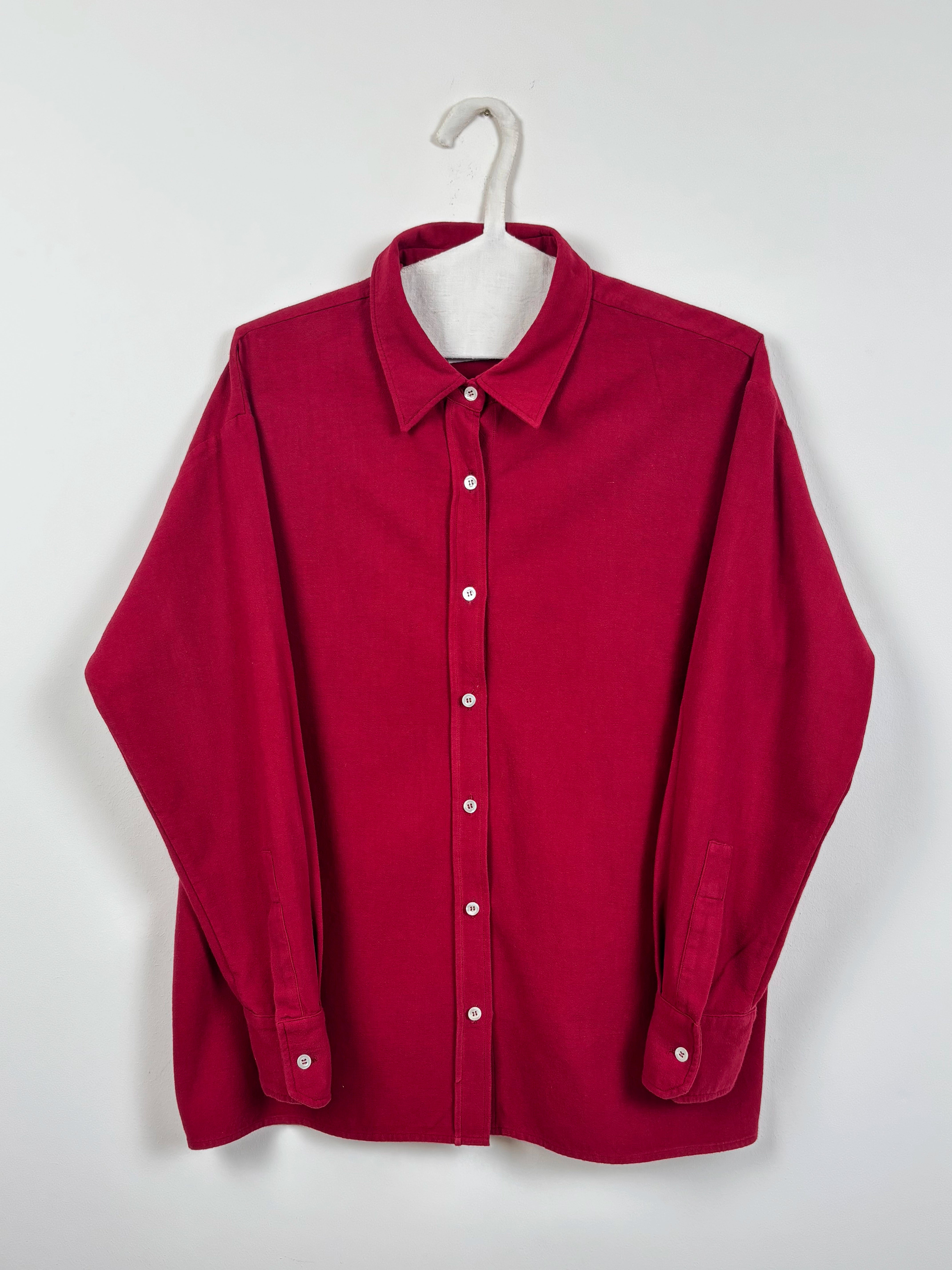 Maroon dyed shirt