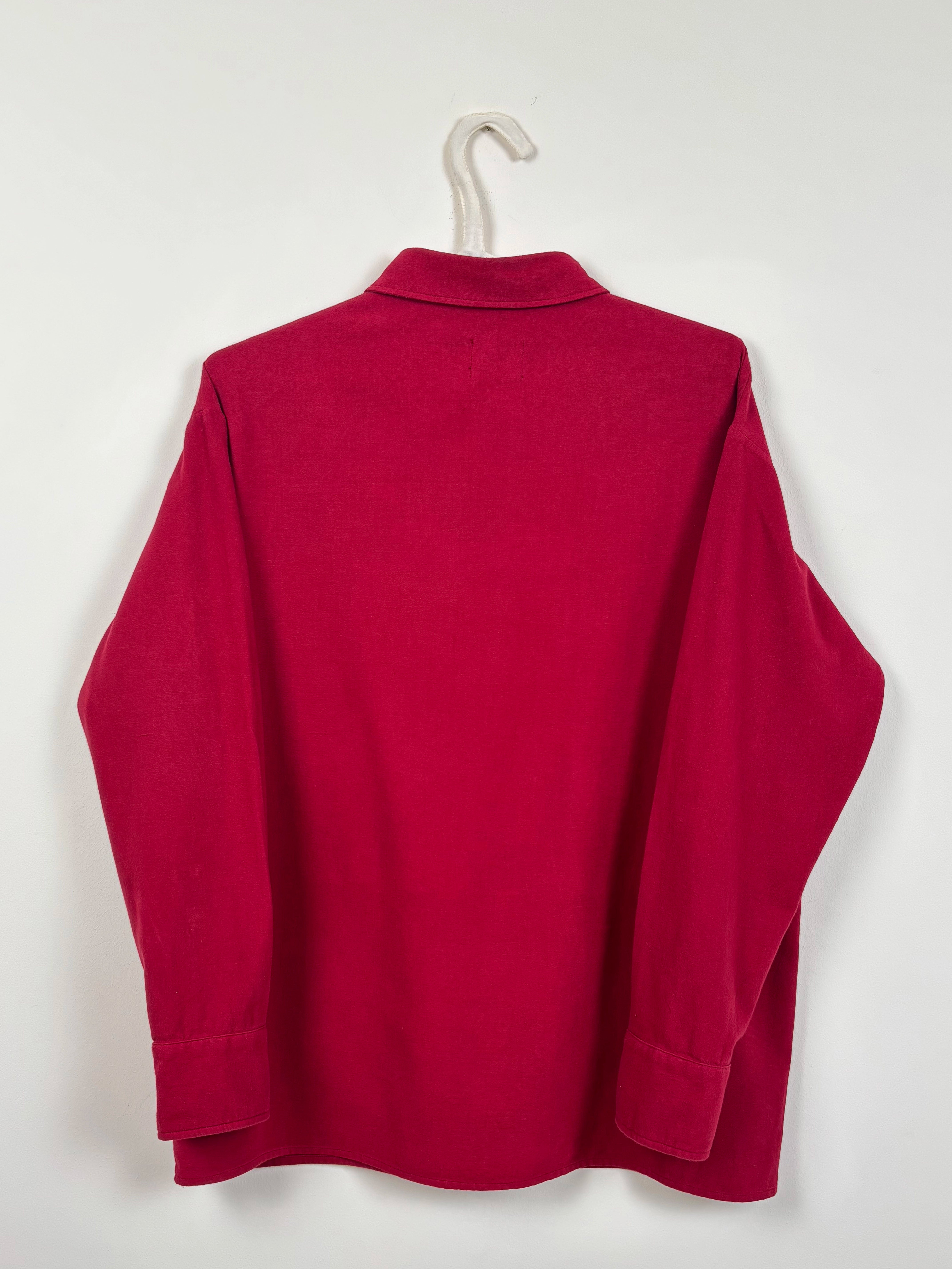 Maroon dyed shirt