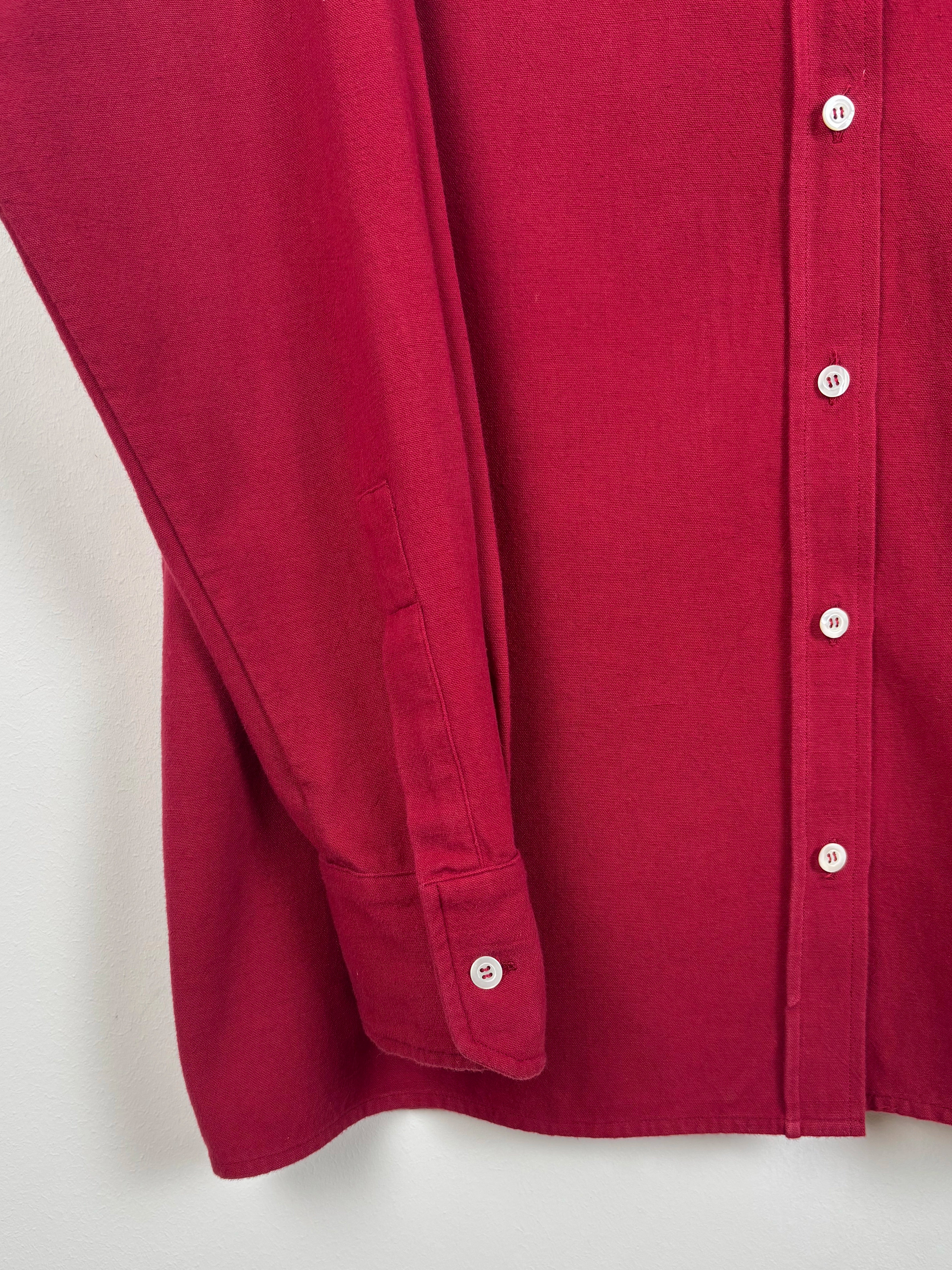 Maroon dyed shirt
