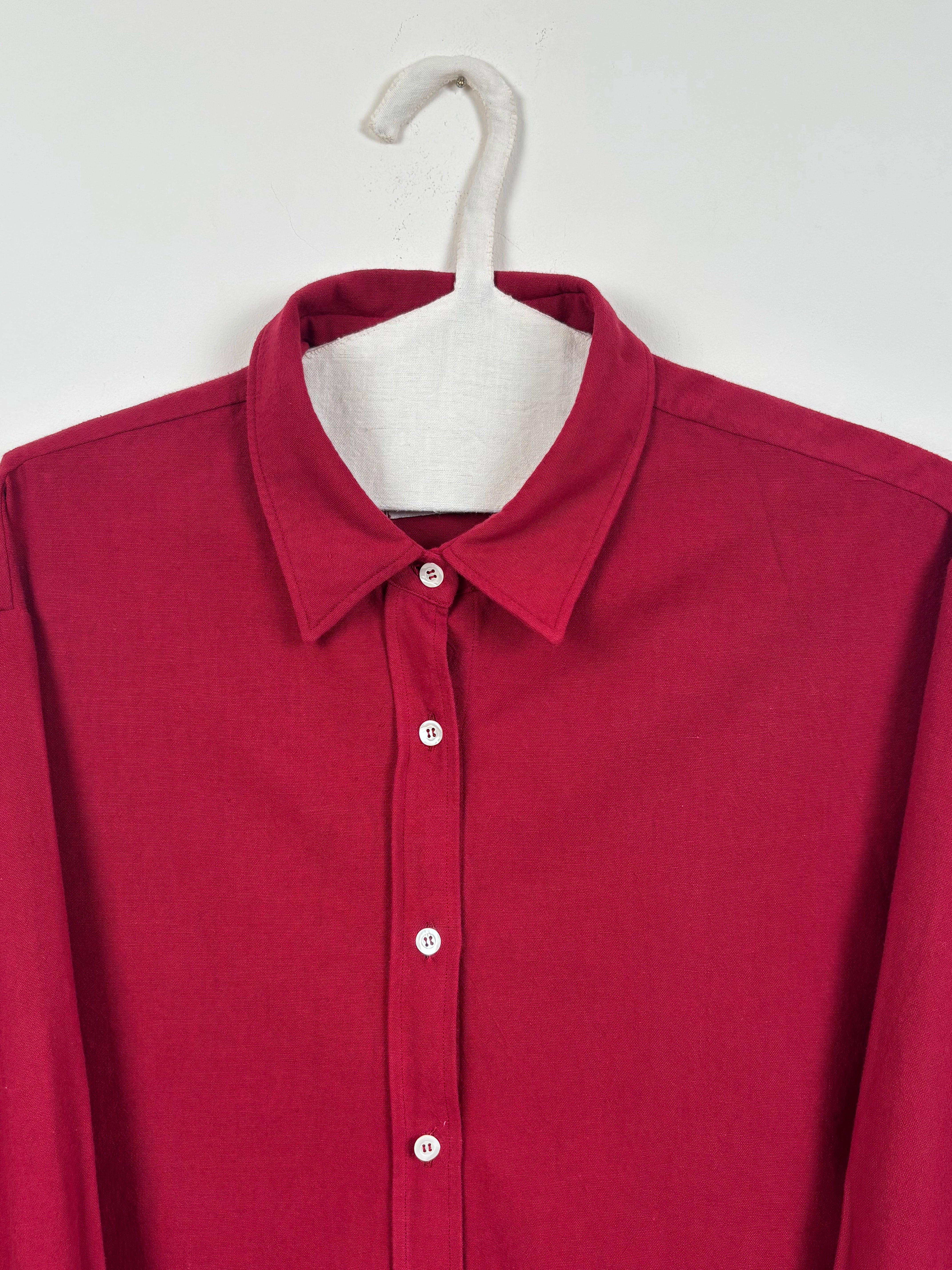 Maroon dyed shirt