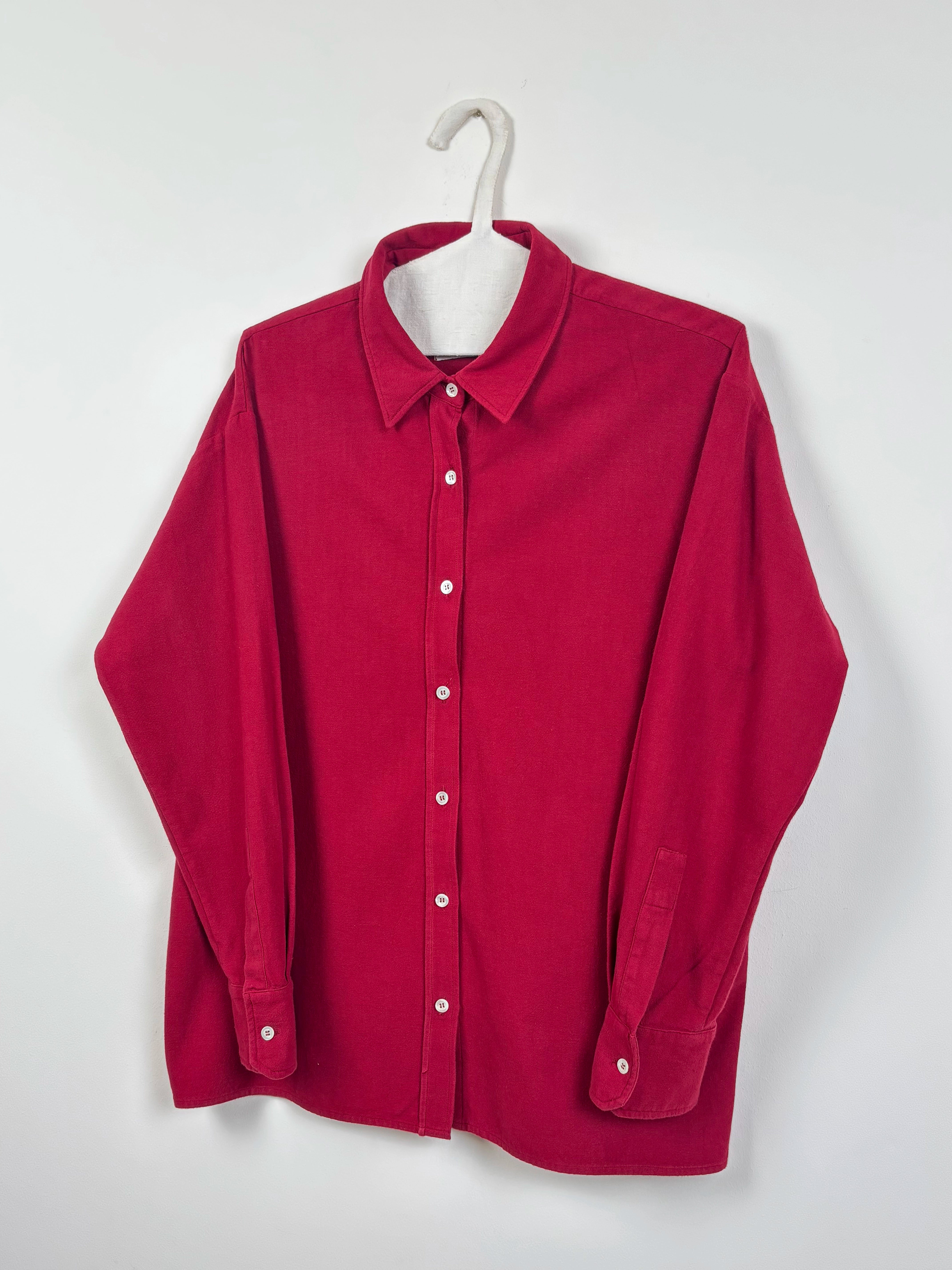 Maroon dyed shirt