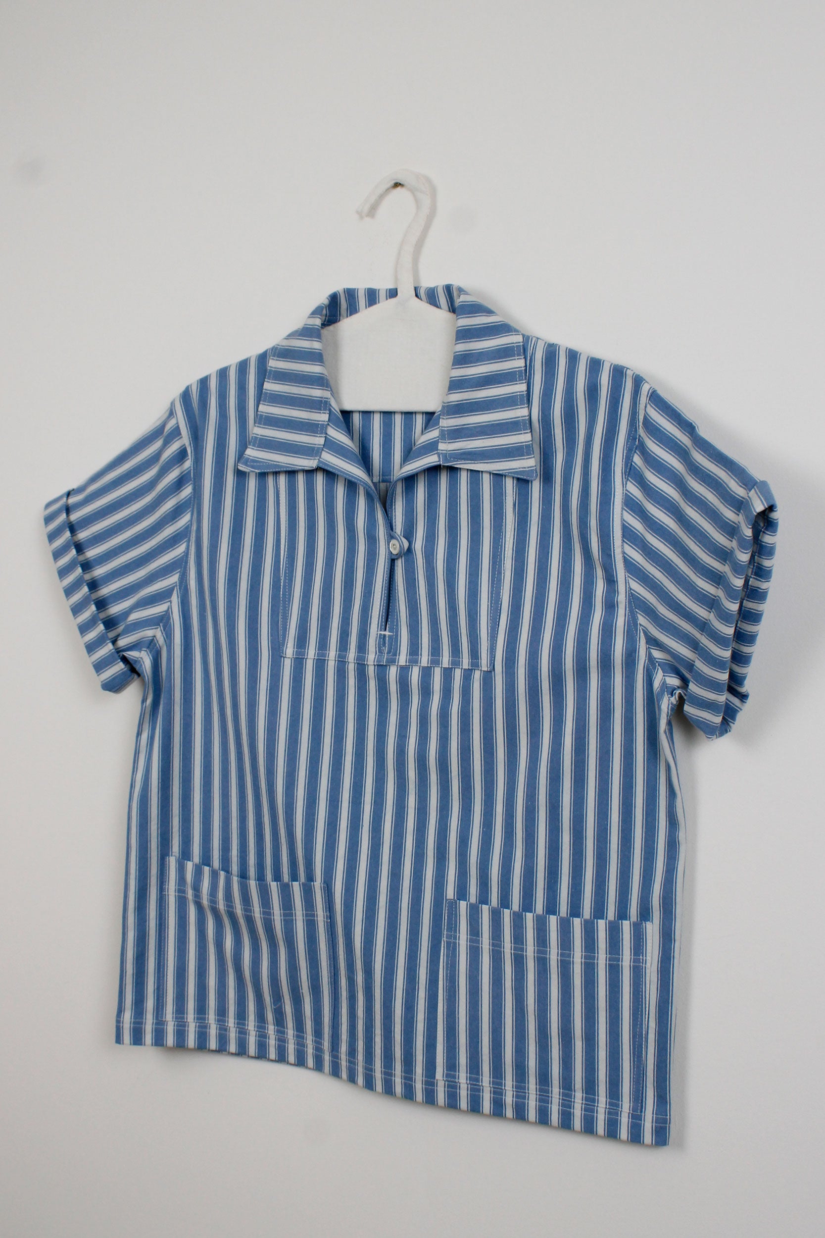 Blue stripes Marino shirt