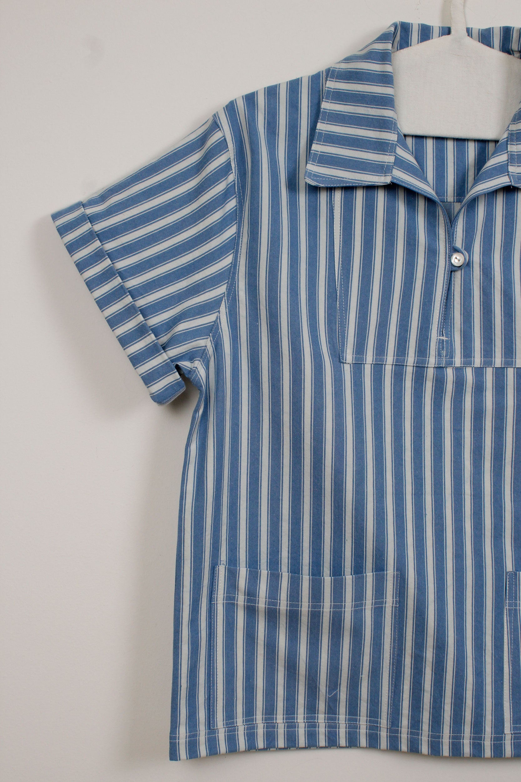 Blue stripes Marino shirt