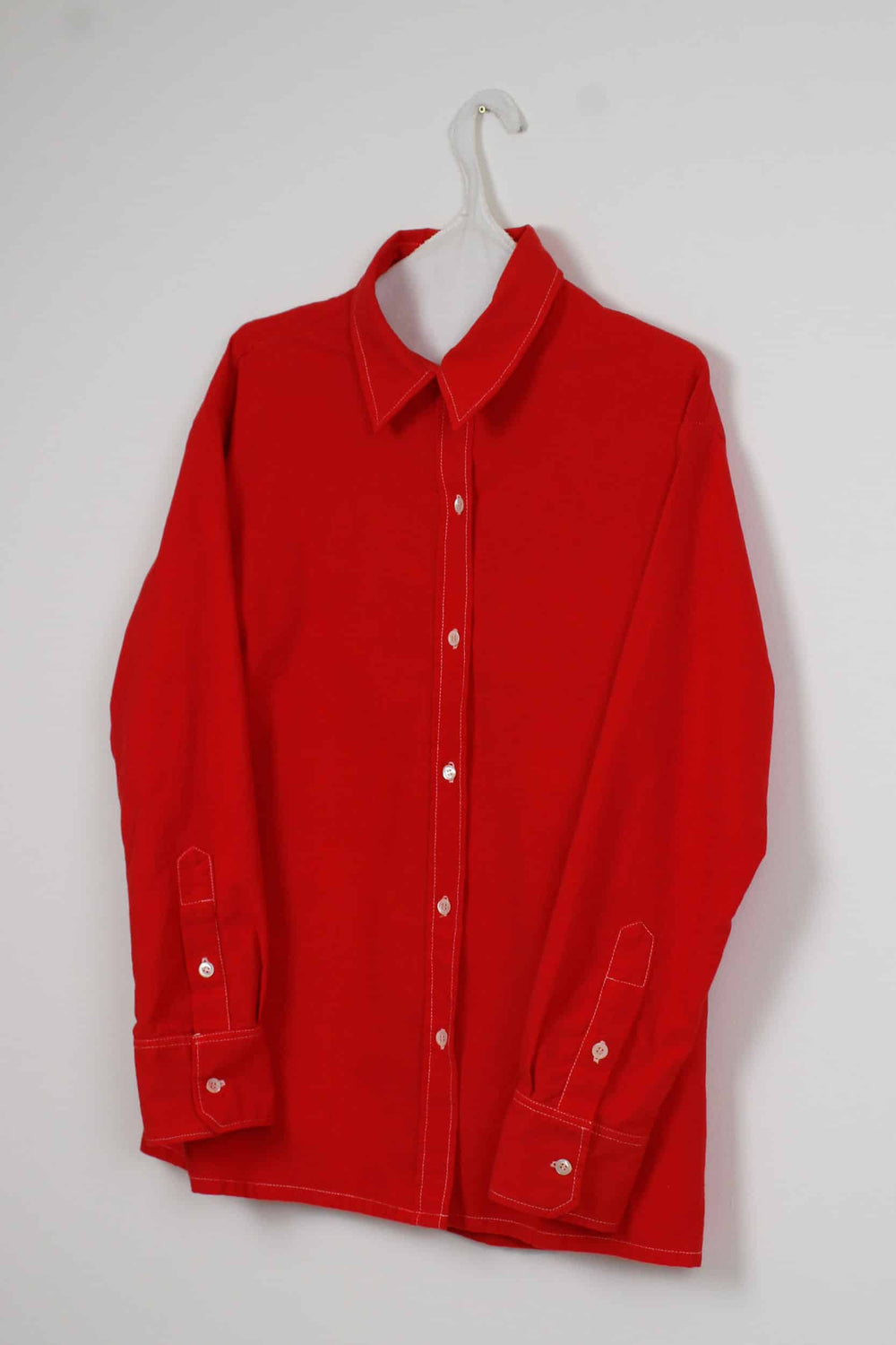 Red dyed shirt