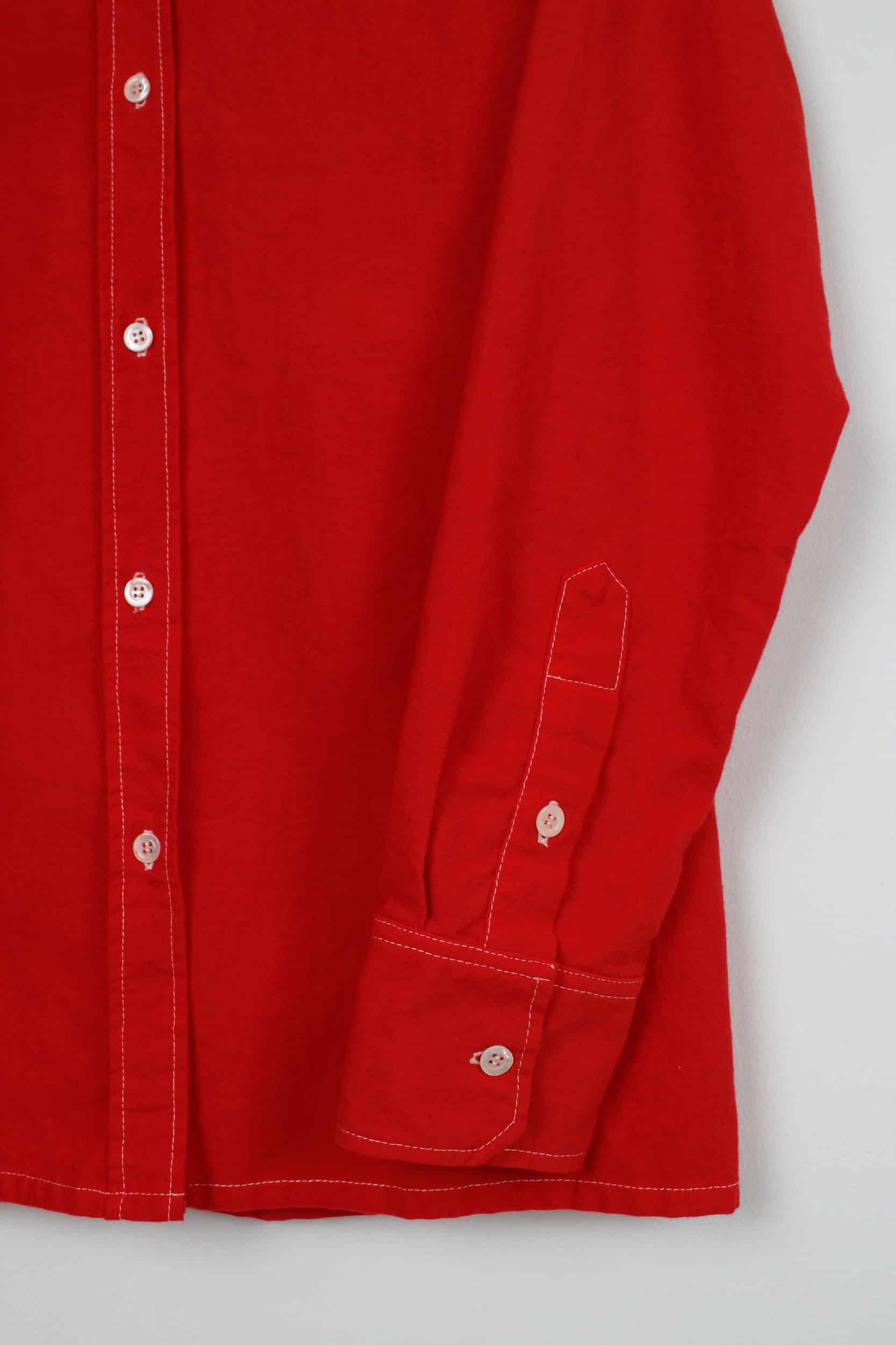 Red dyed shirt