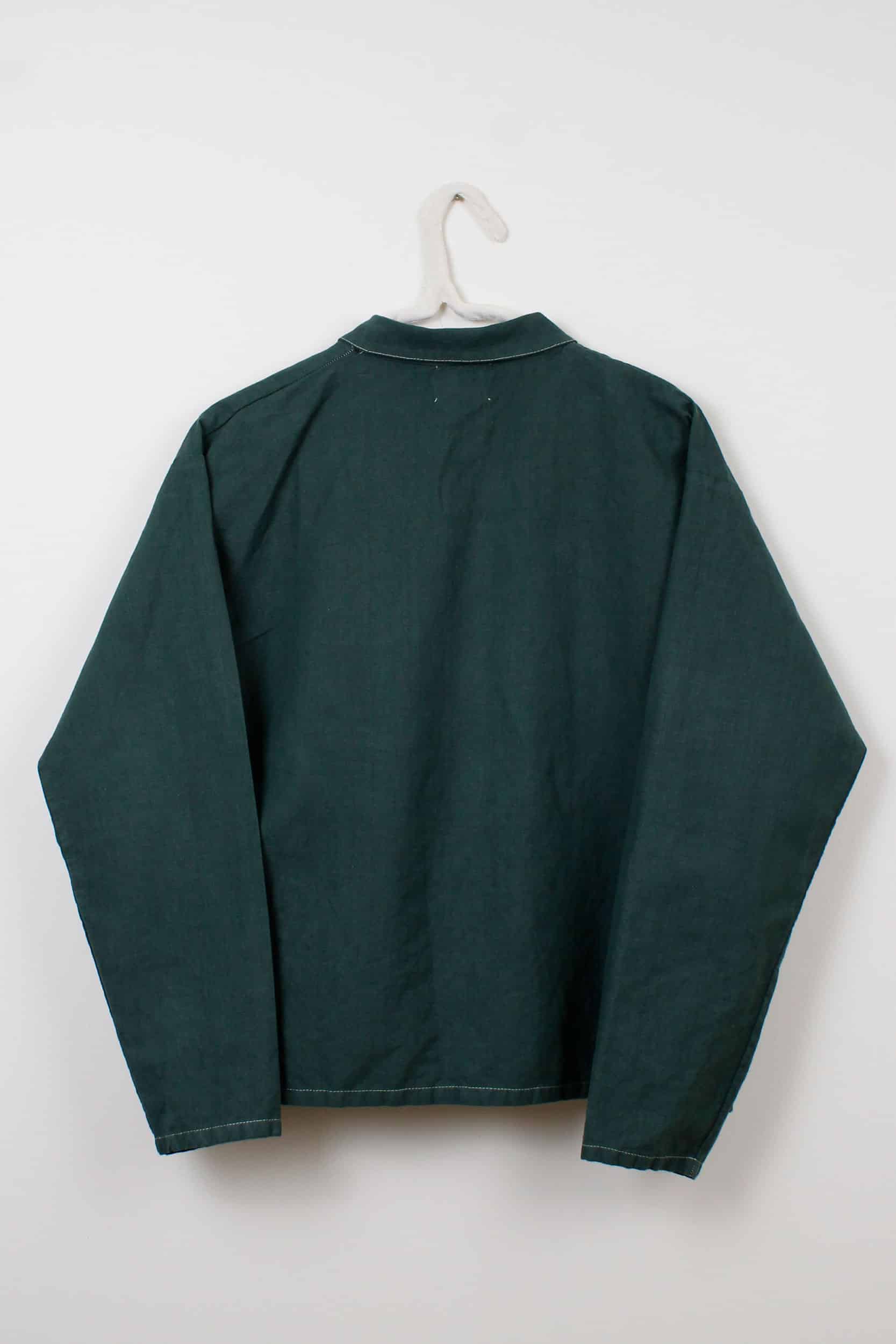Green dyed lapels short shirt