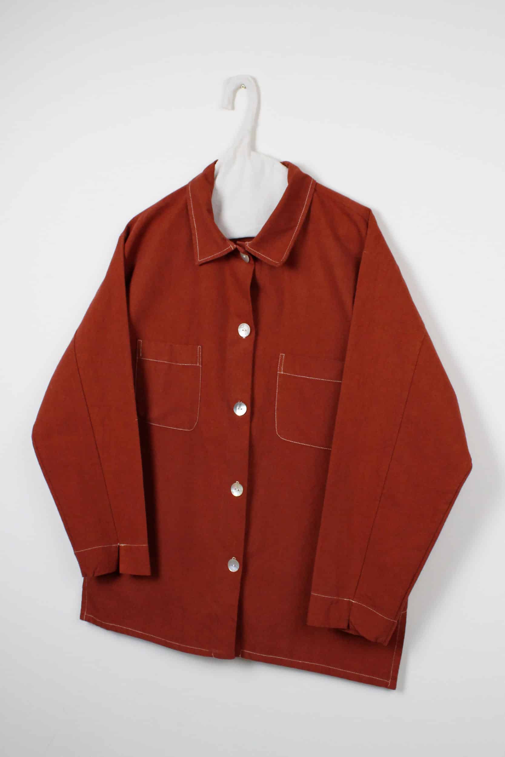 Terracota dyed long shirt