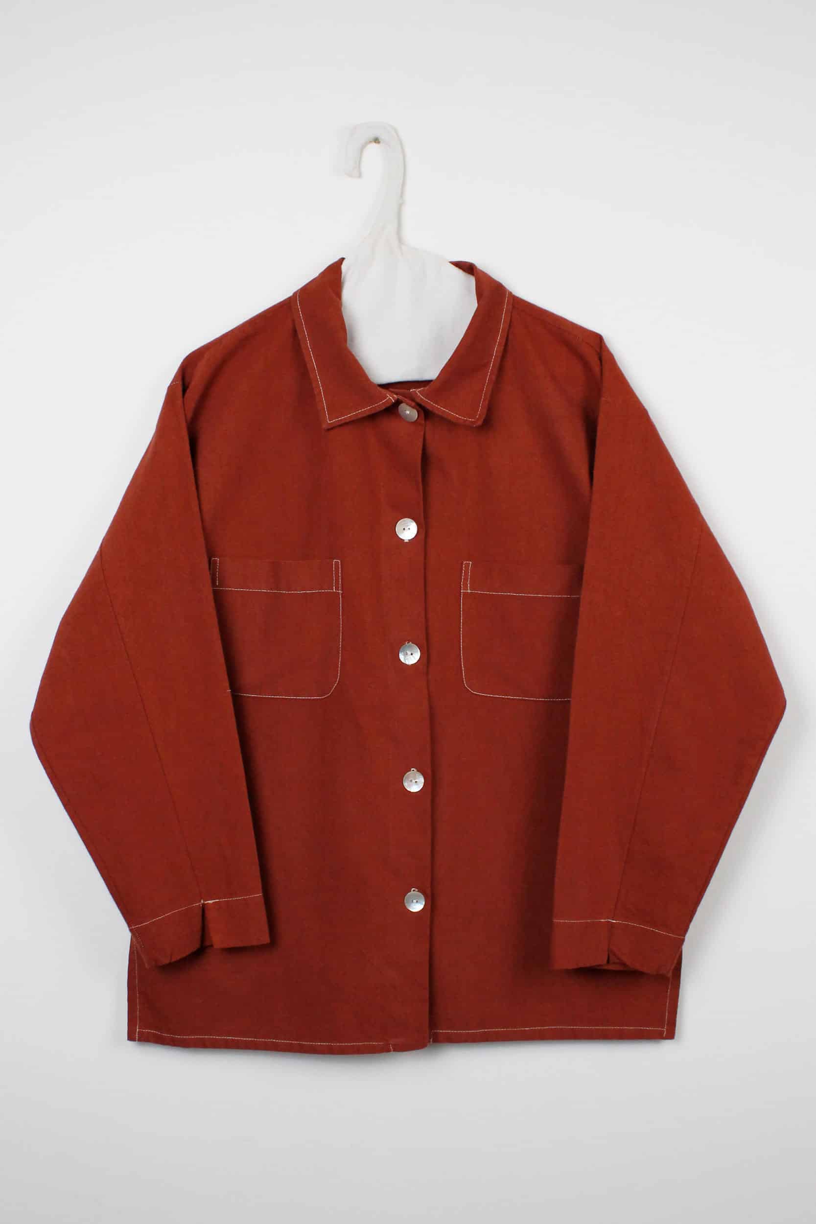 Terracota dyed long shirt