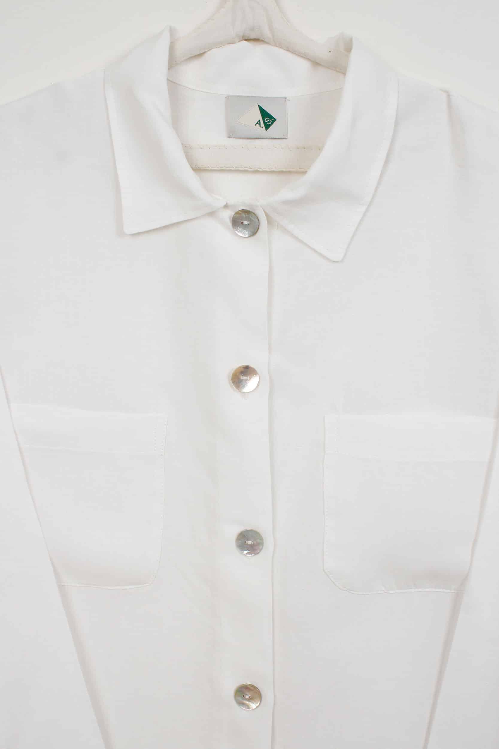 Pink hemstitch long shirt (Large size)