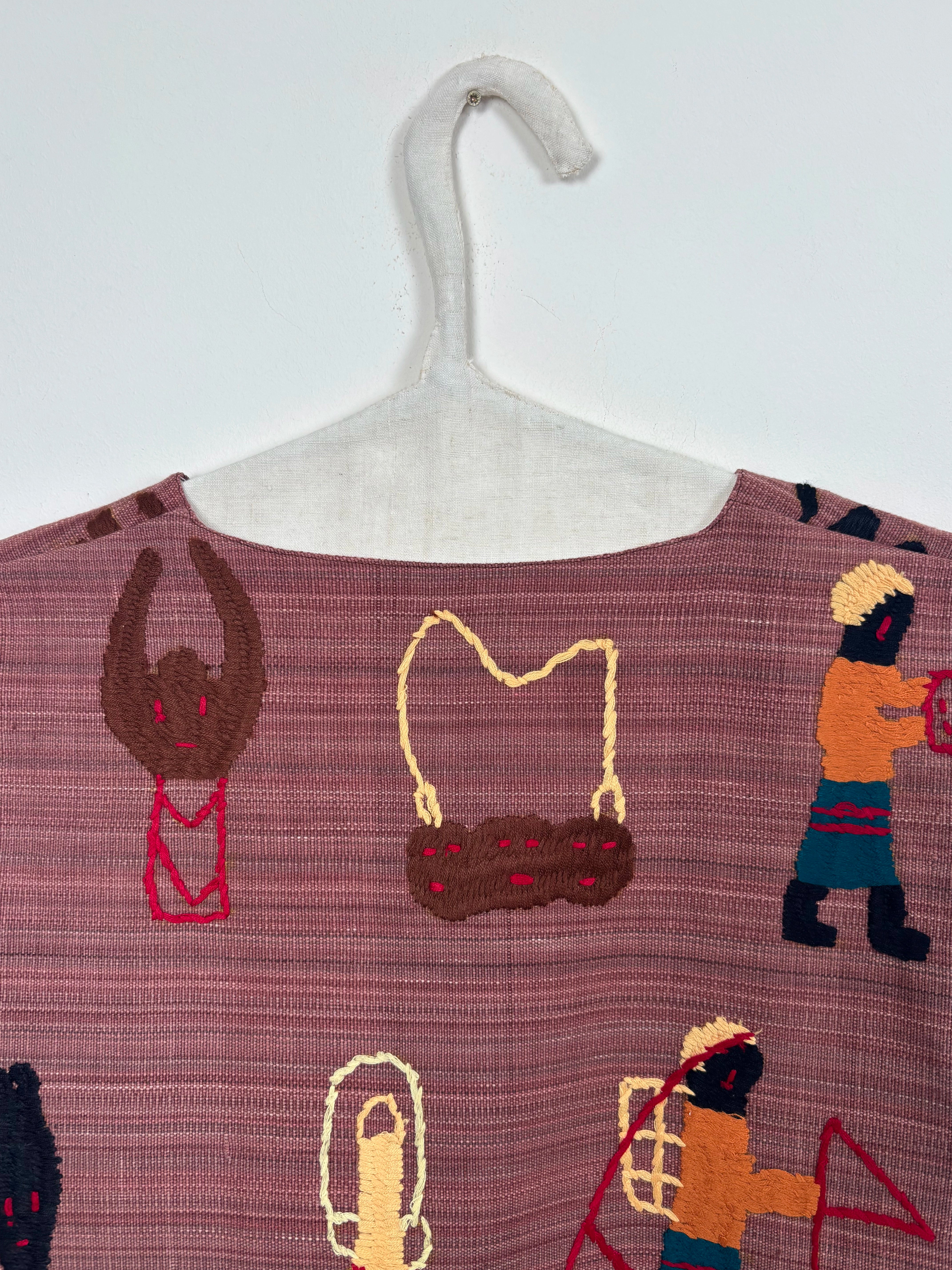 Owl scene vest