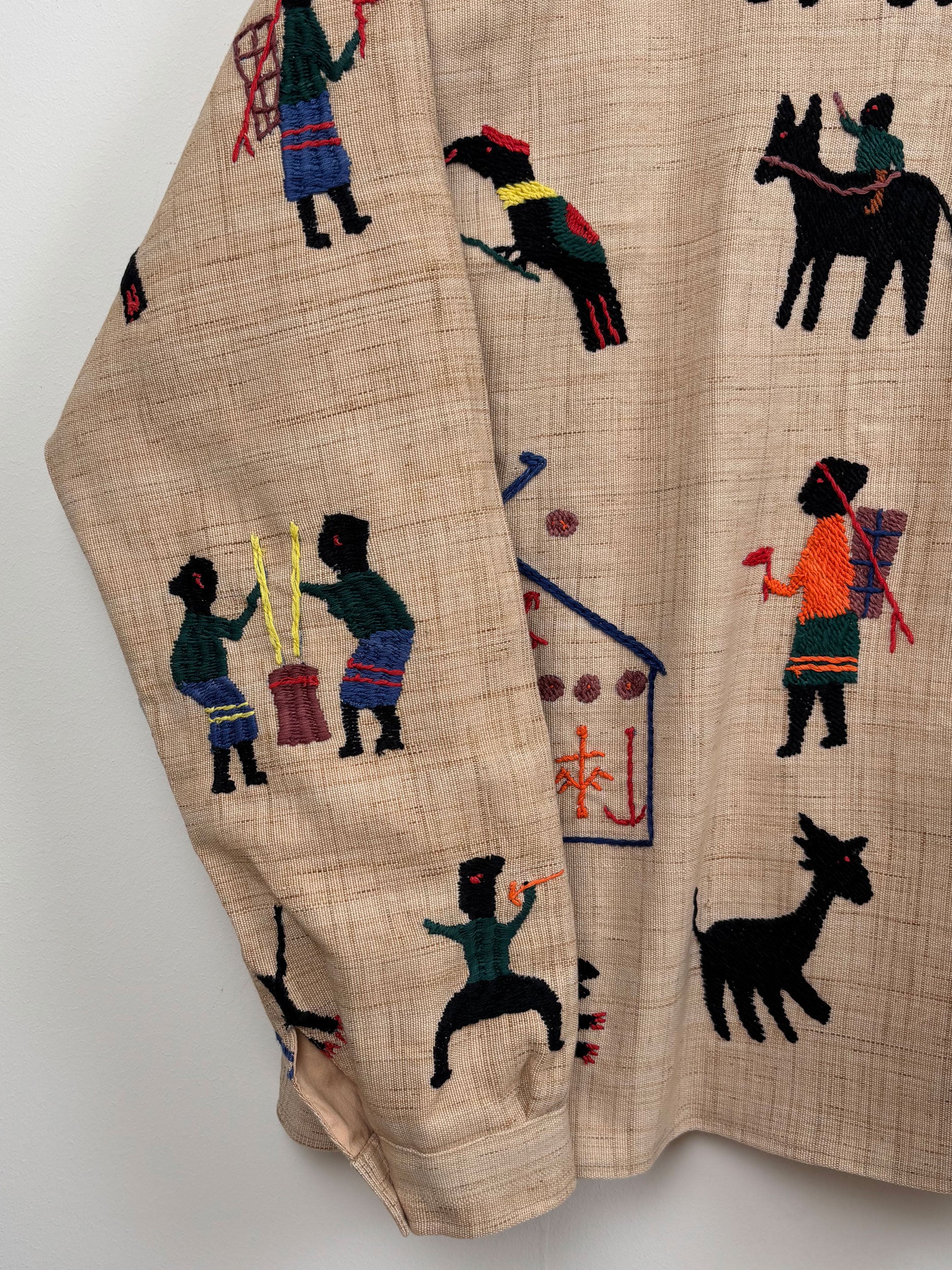 A dog barking scene jacket - Man fit