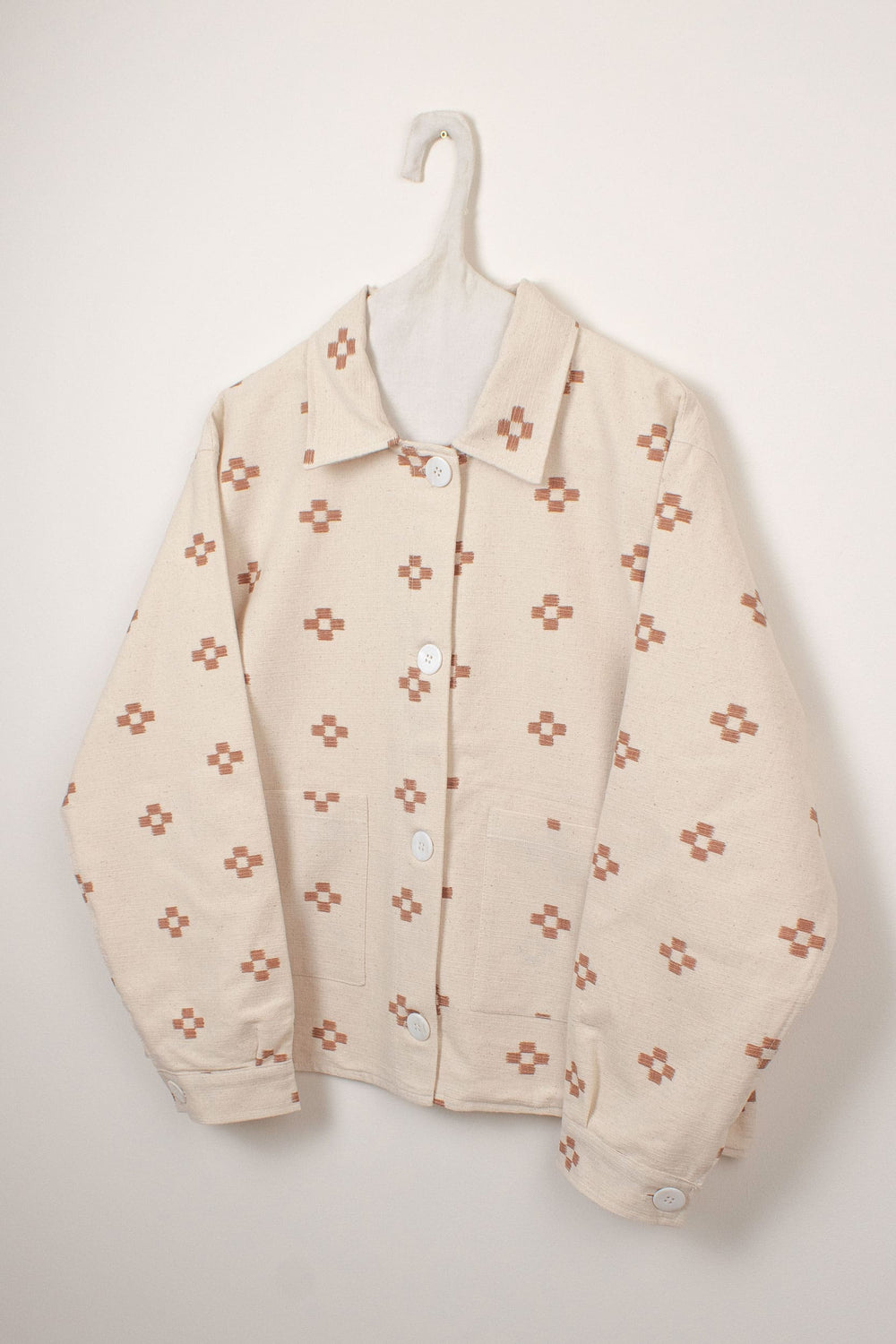 Brown flowers jacket (Large size)
