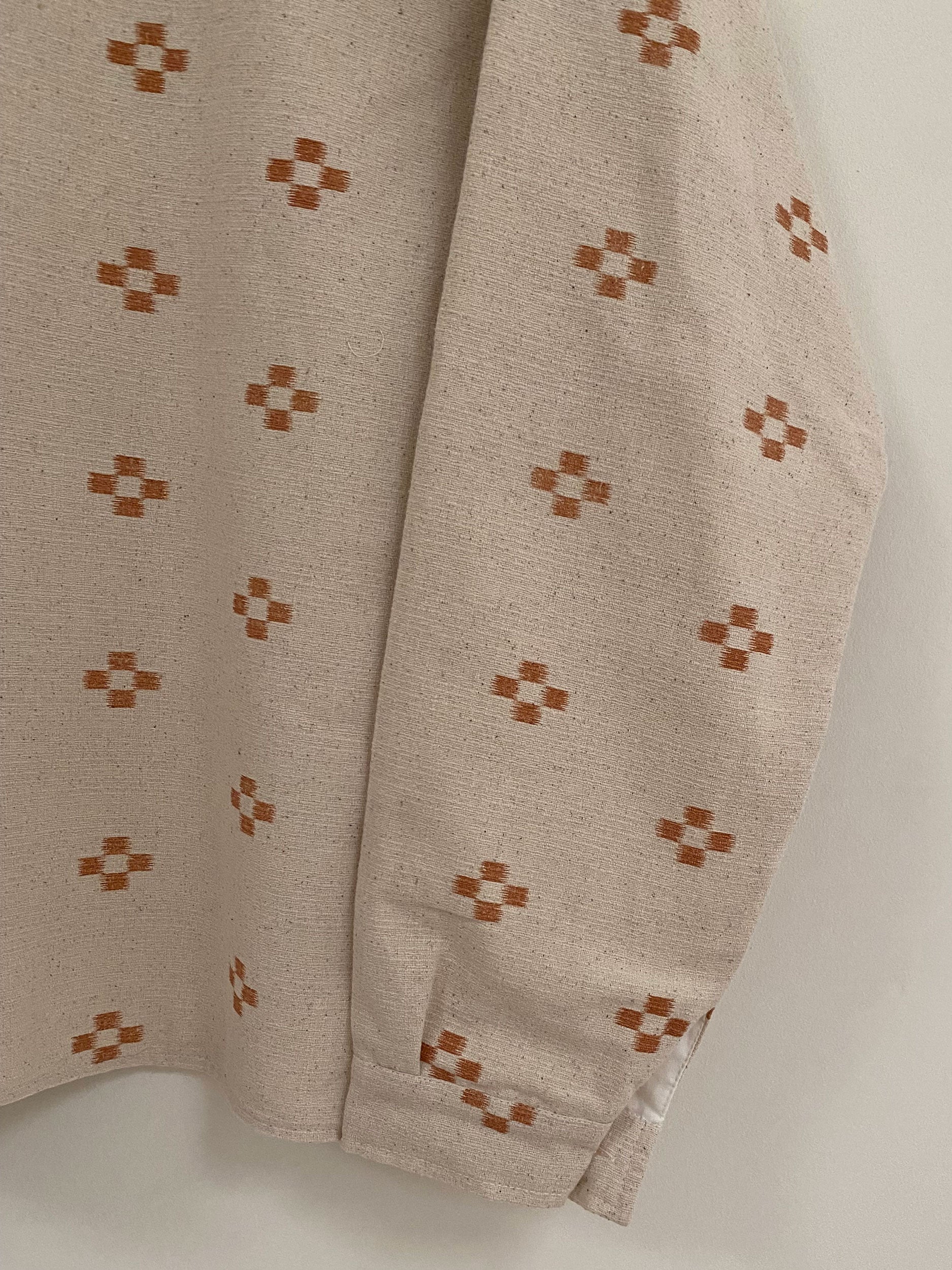 Brown flowers jacket - Man fit (XL size)