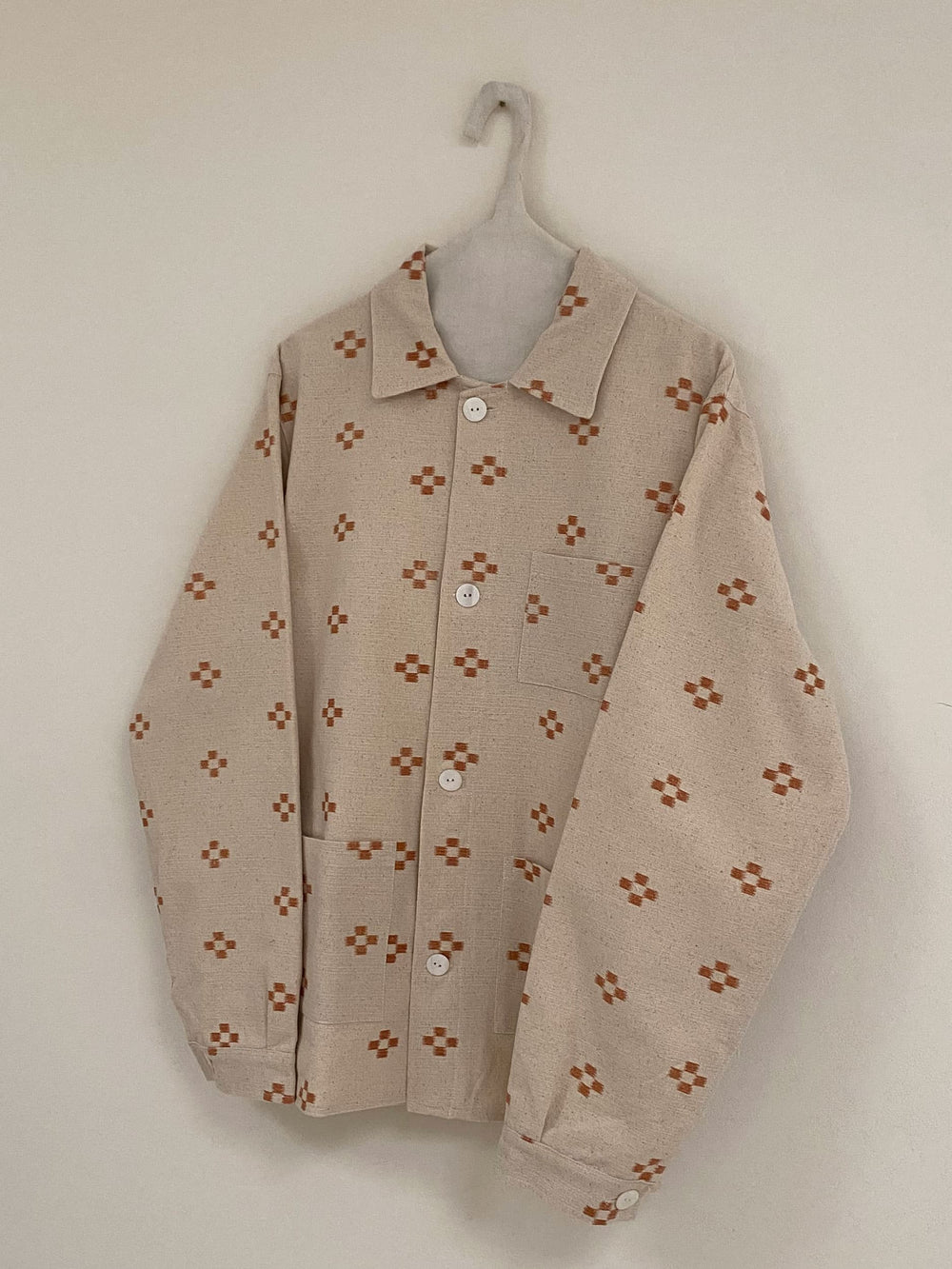 Brown flowers jacket - Man fit (XL size)