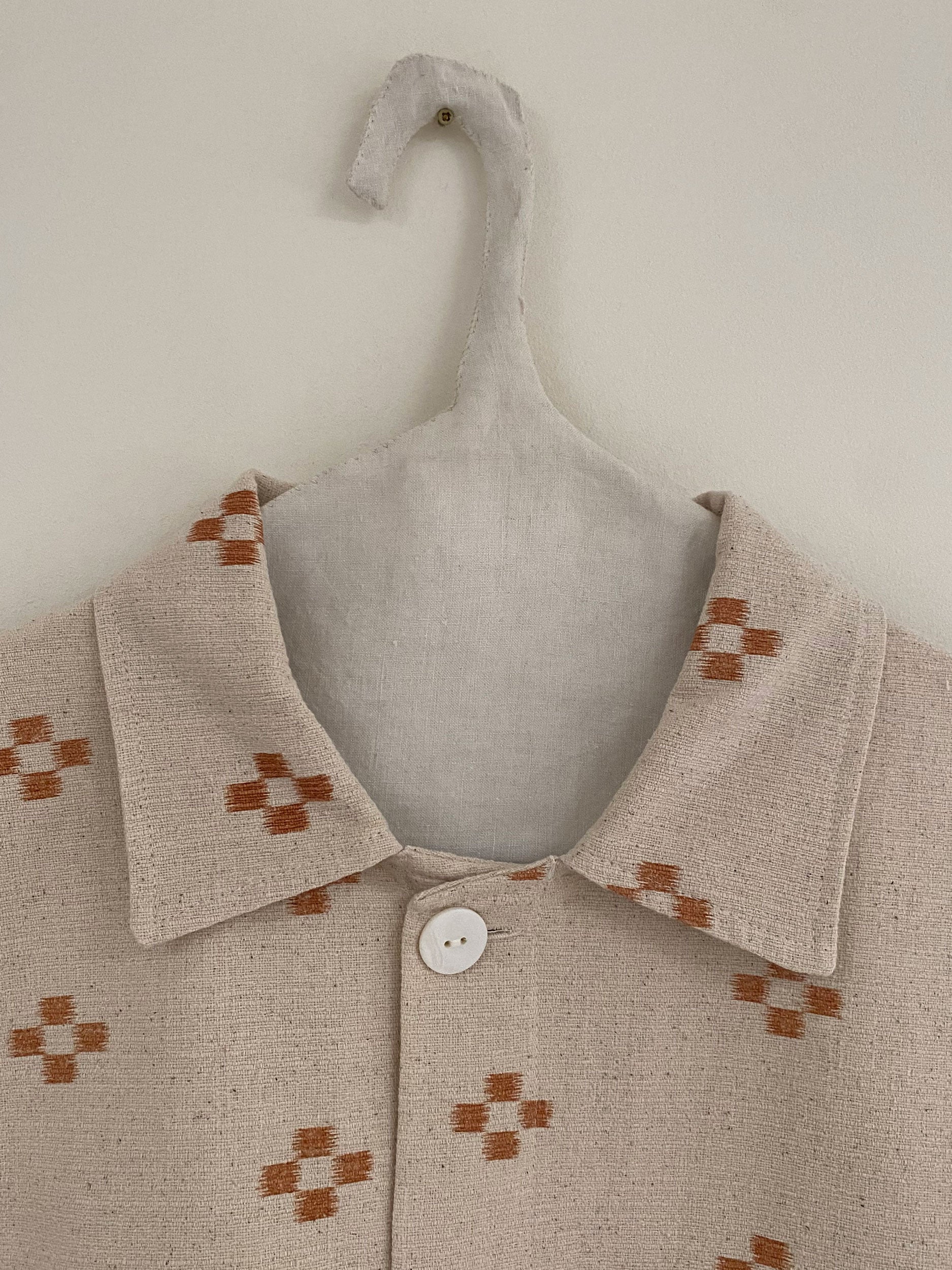 Brown flowers jacket - Man fit (XL size)