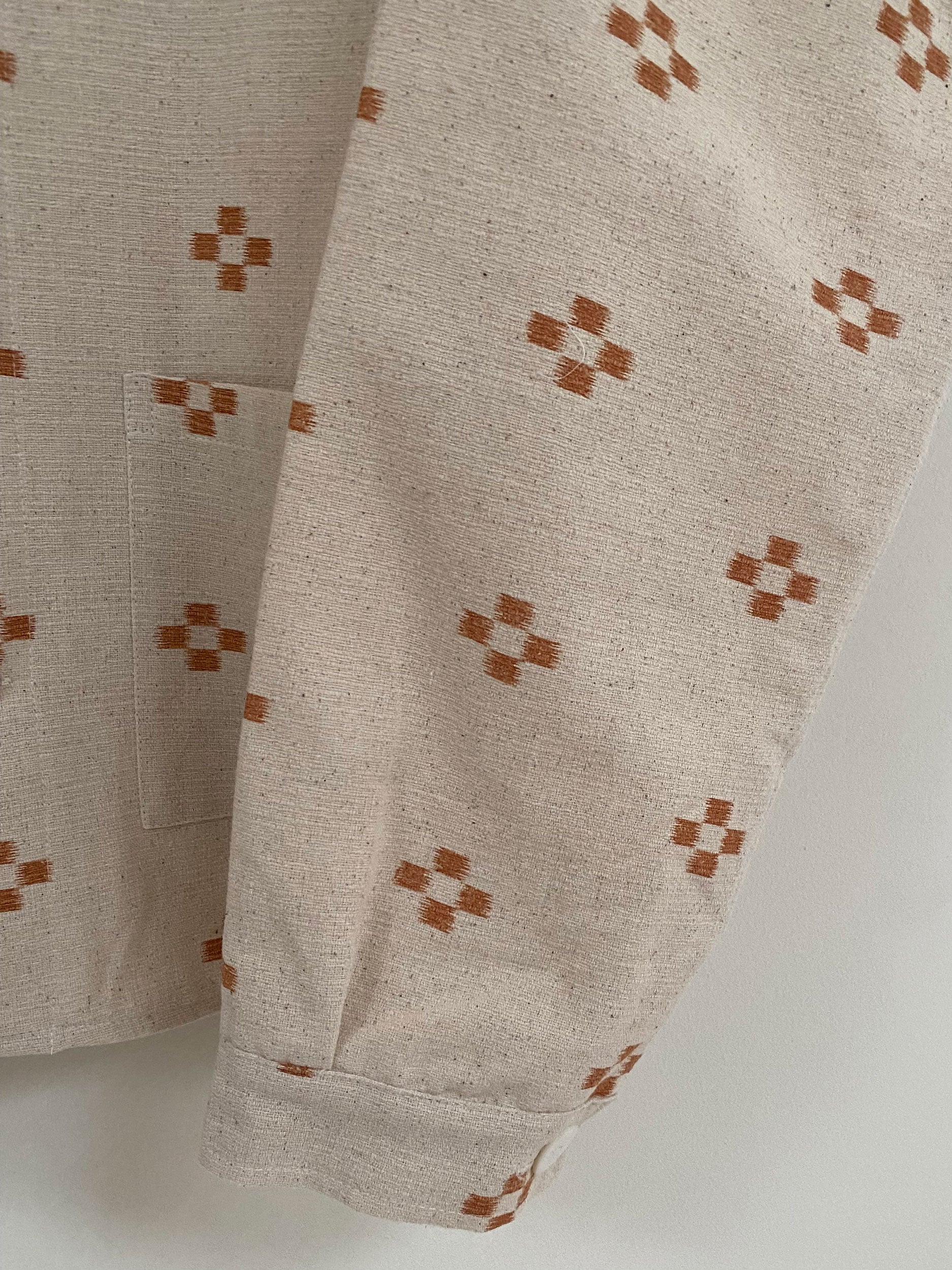 Brown flowers jacket - Man fit (XL size)