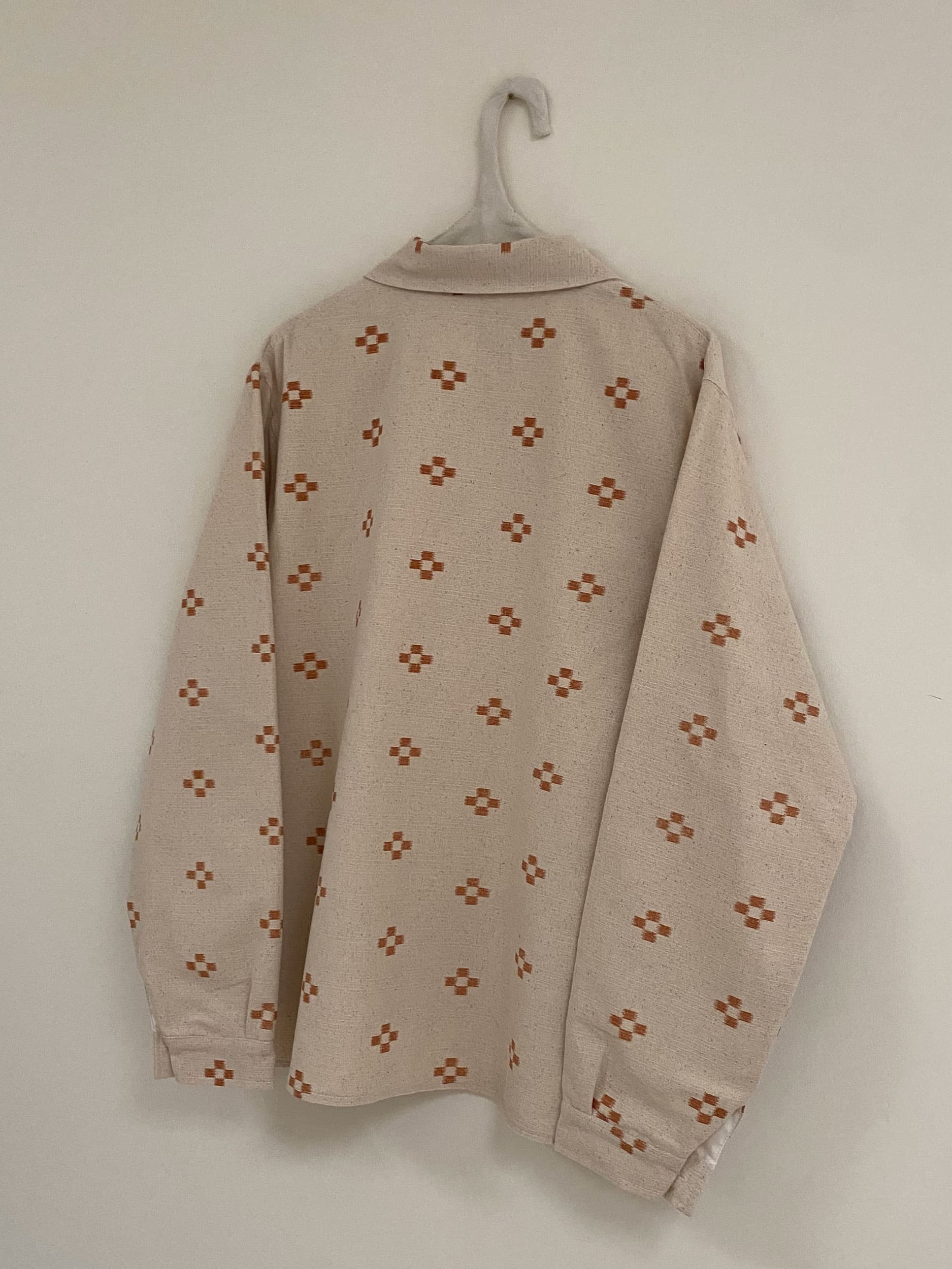 Brown flowers jacket - Man fit (XL size)