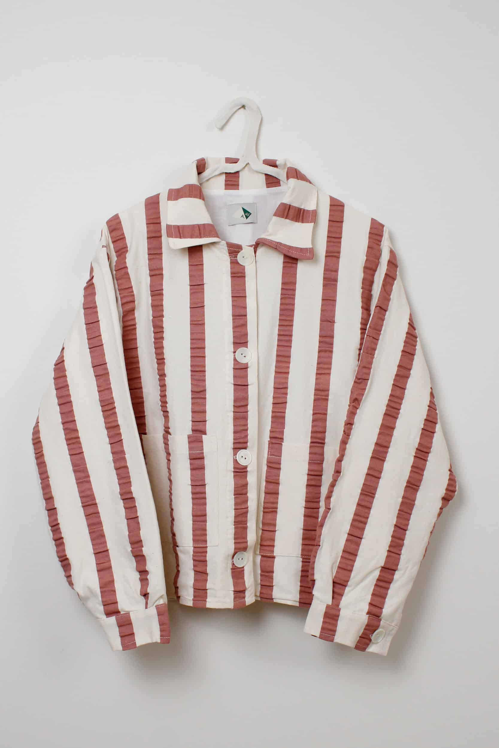 Brown striped jacket