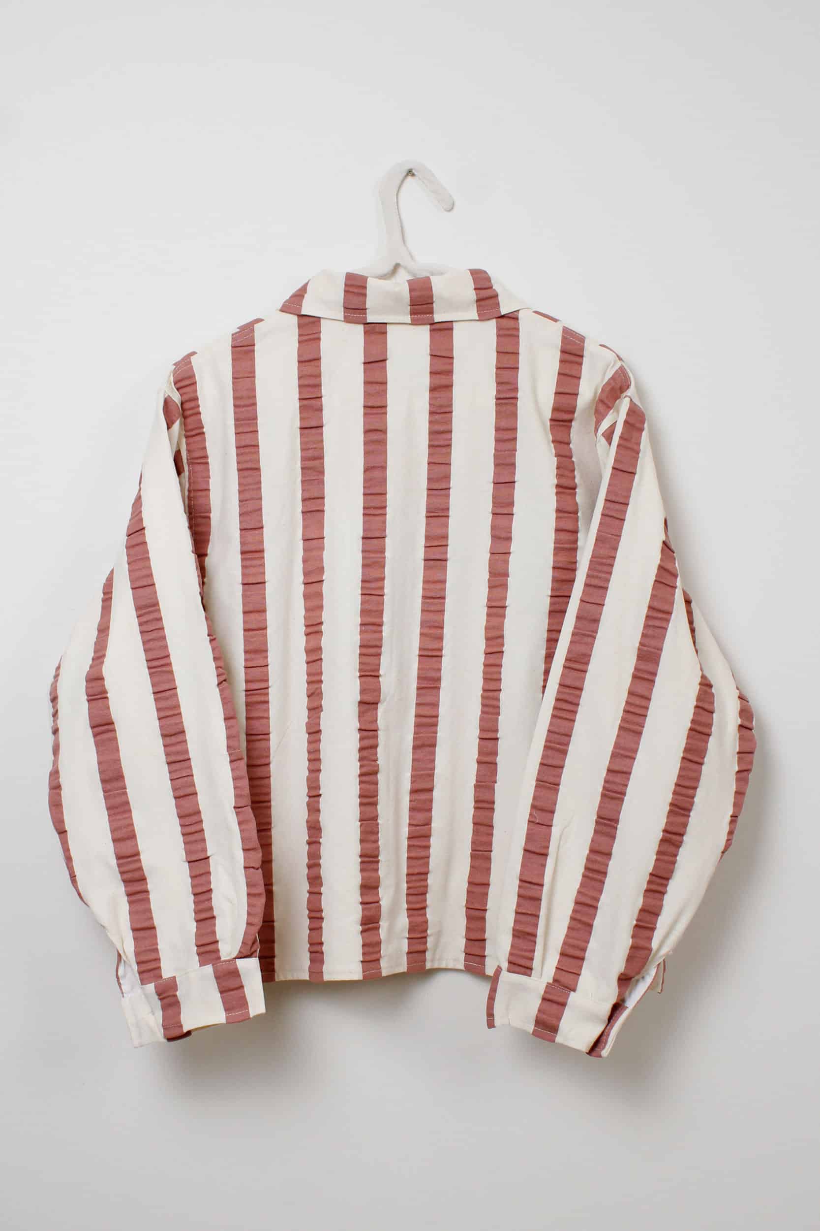 Brown striped jacket