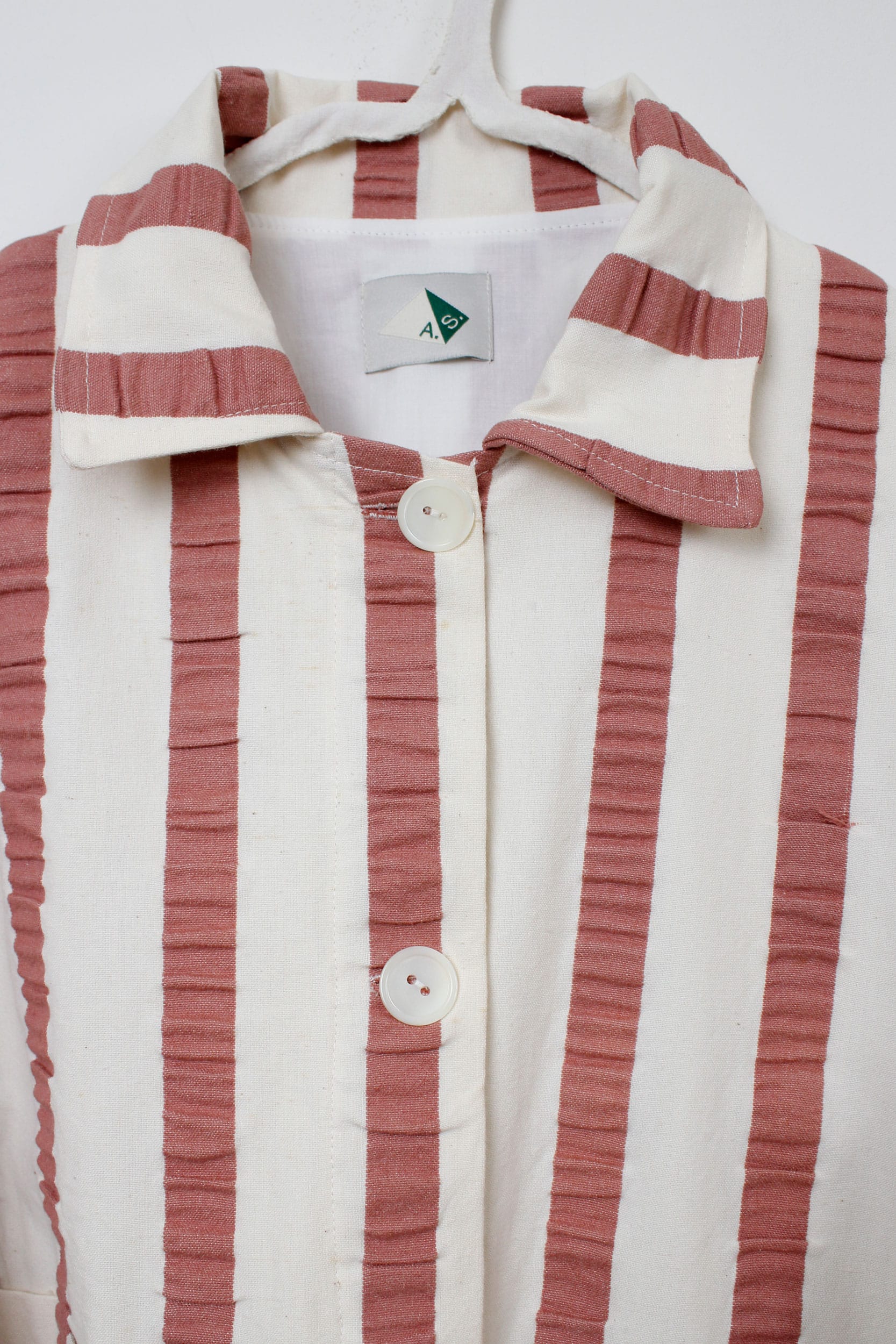 Brown striped jacket