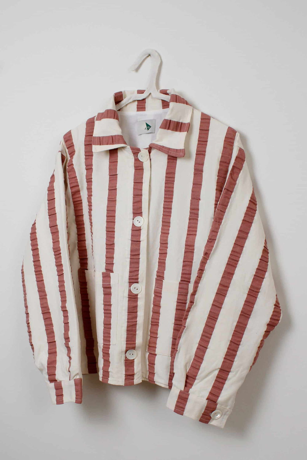 Brown striped jacket