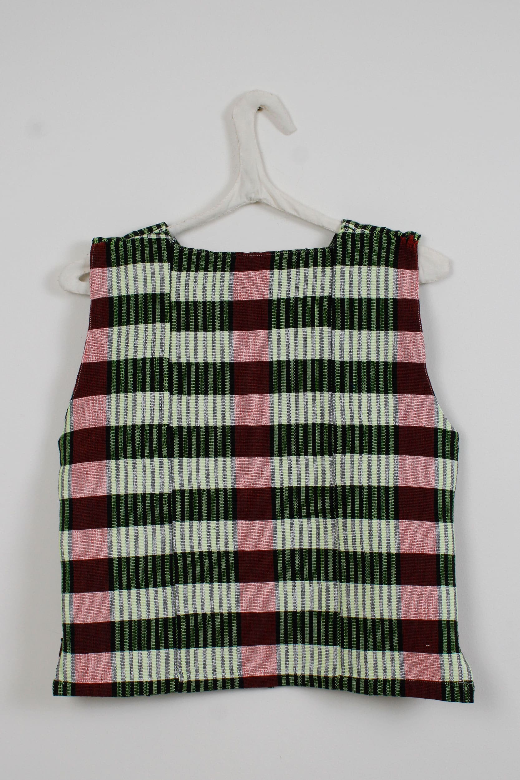 Green & pink Senegalese vest
