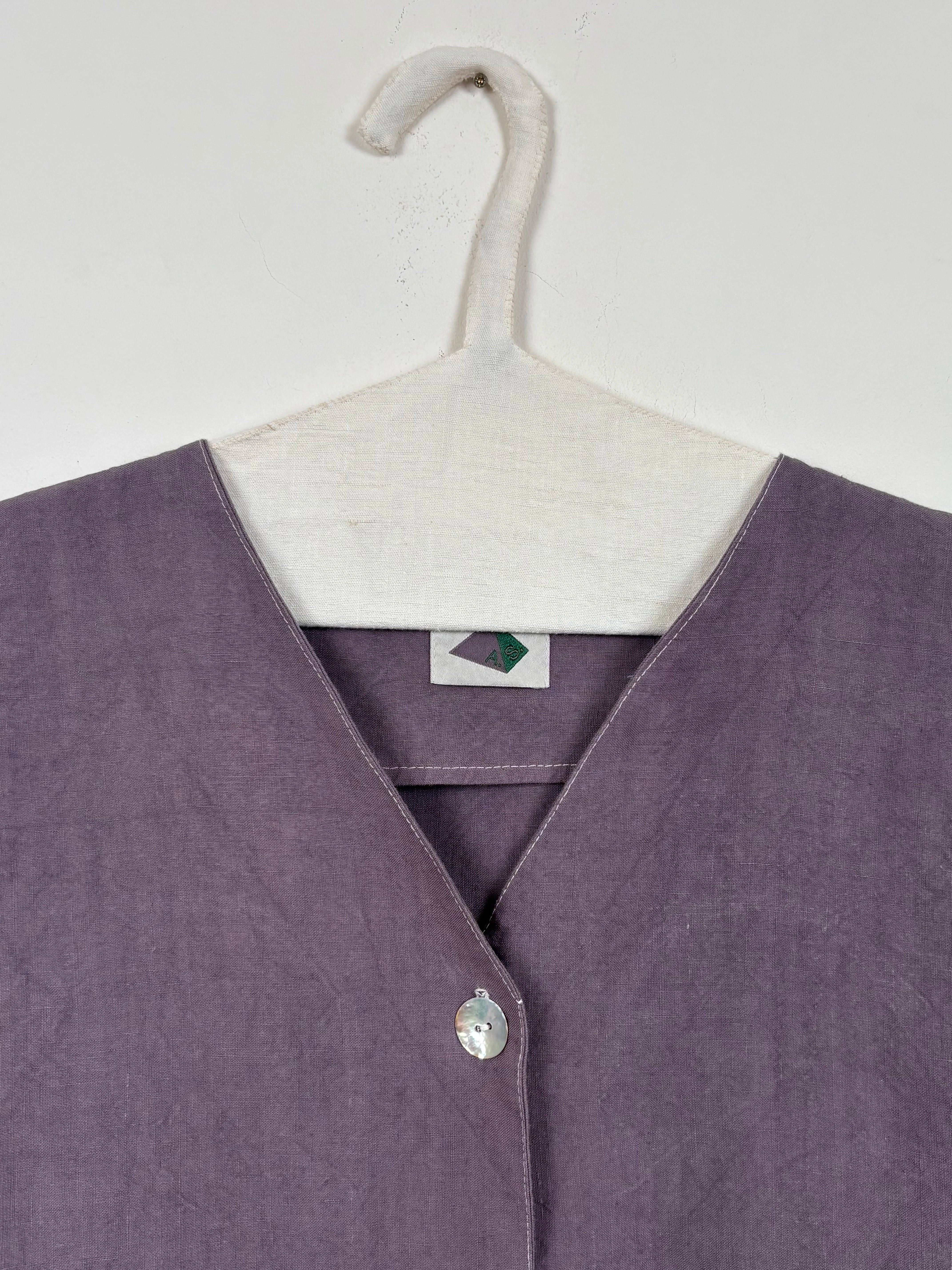 Malva dyed vest