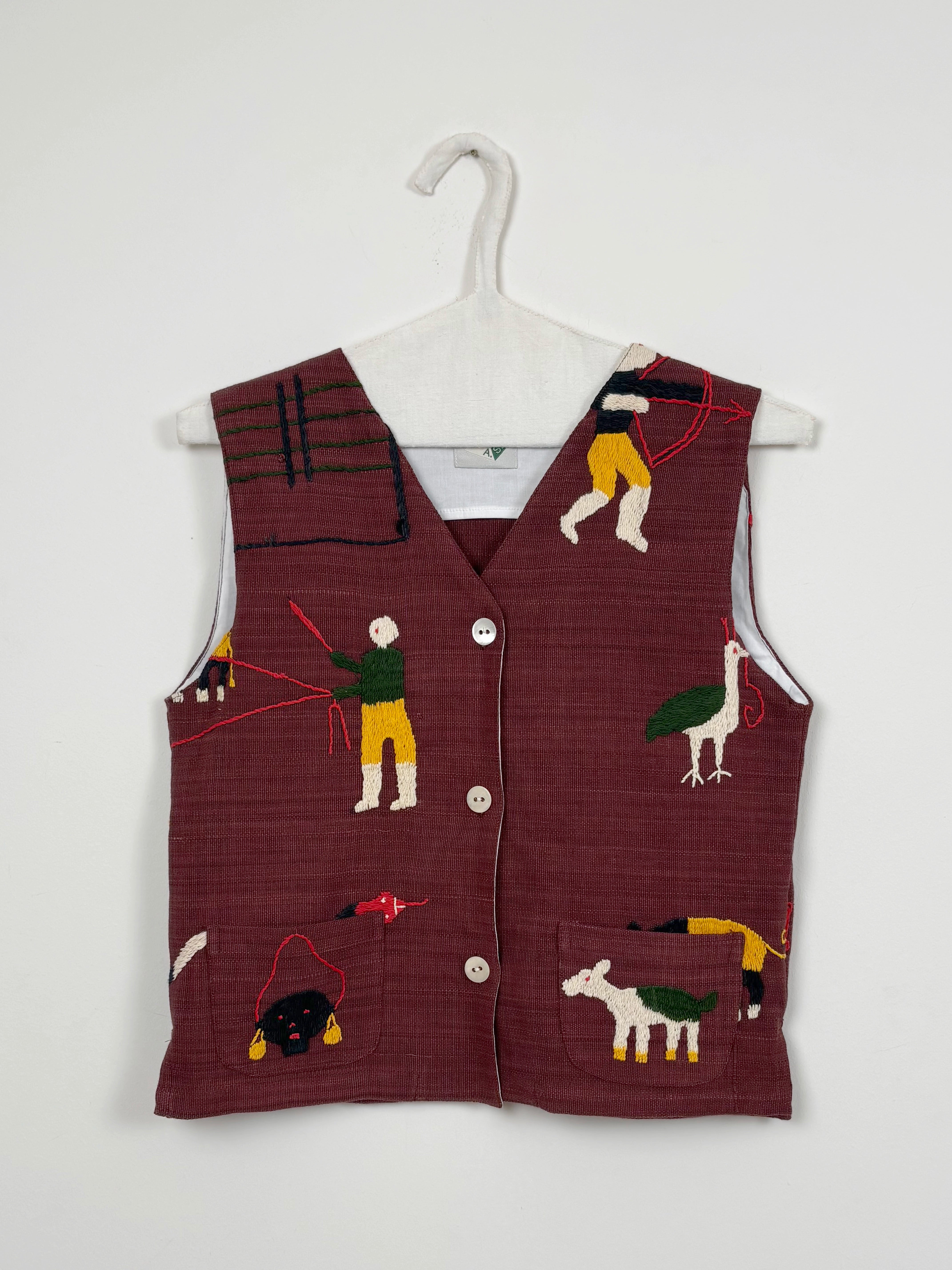 Black masks scene vest - Limited edition