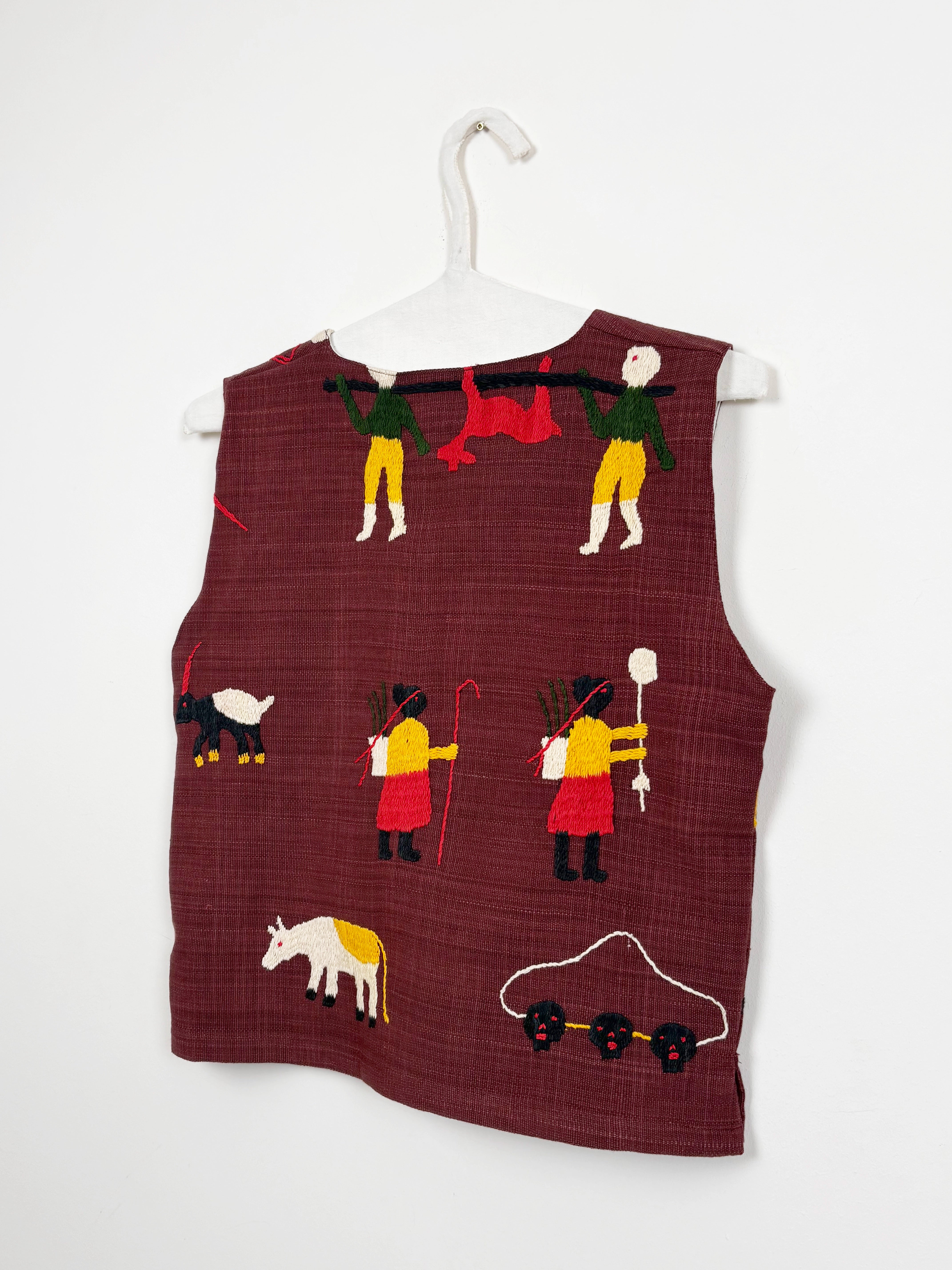 Black masks scene vest - Limited edition