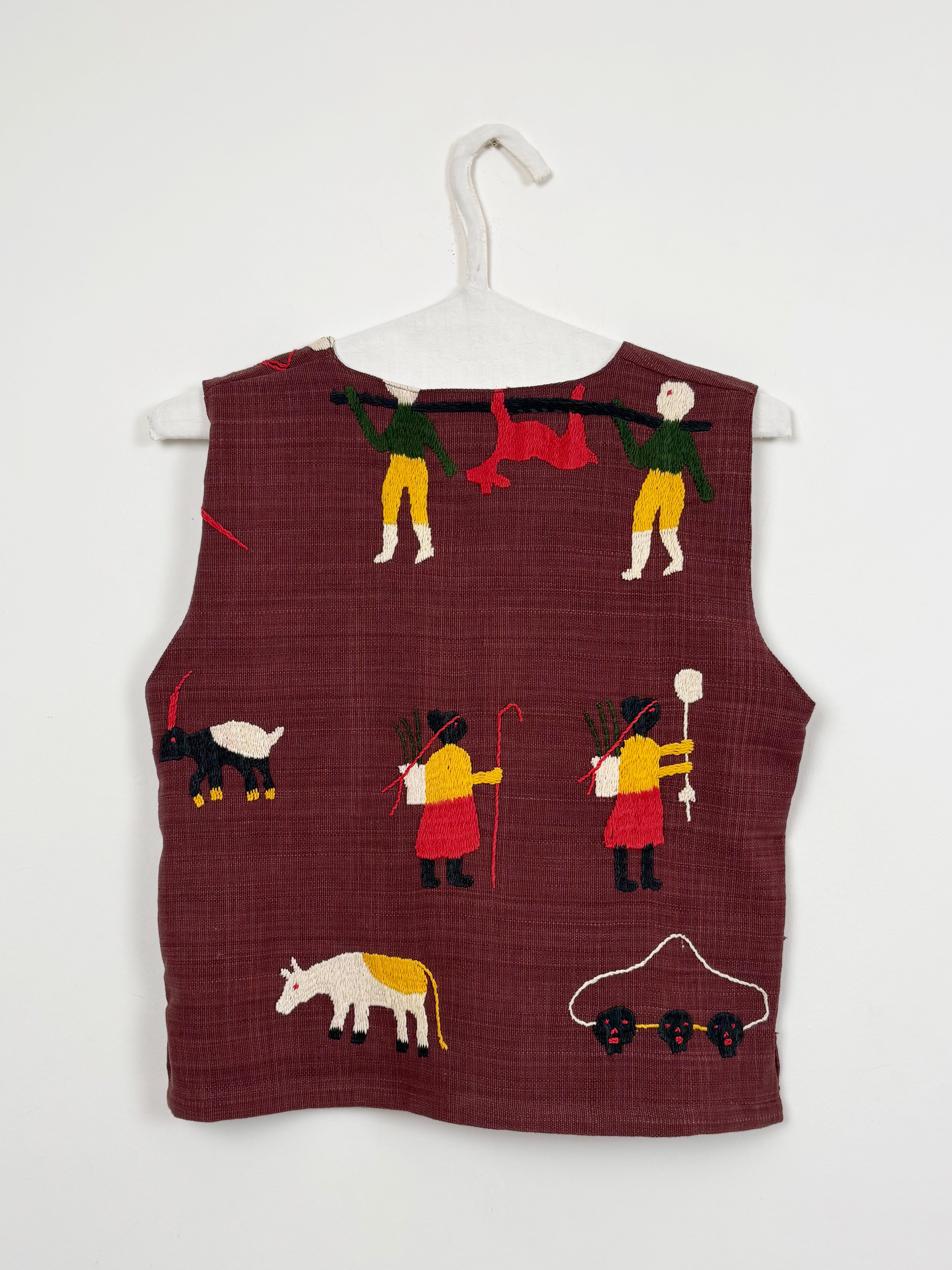 Black masks scene vest - Limited edition