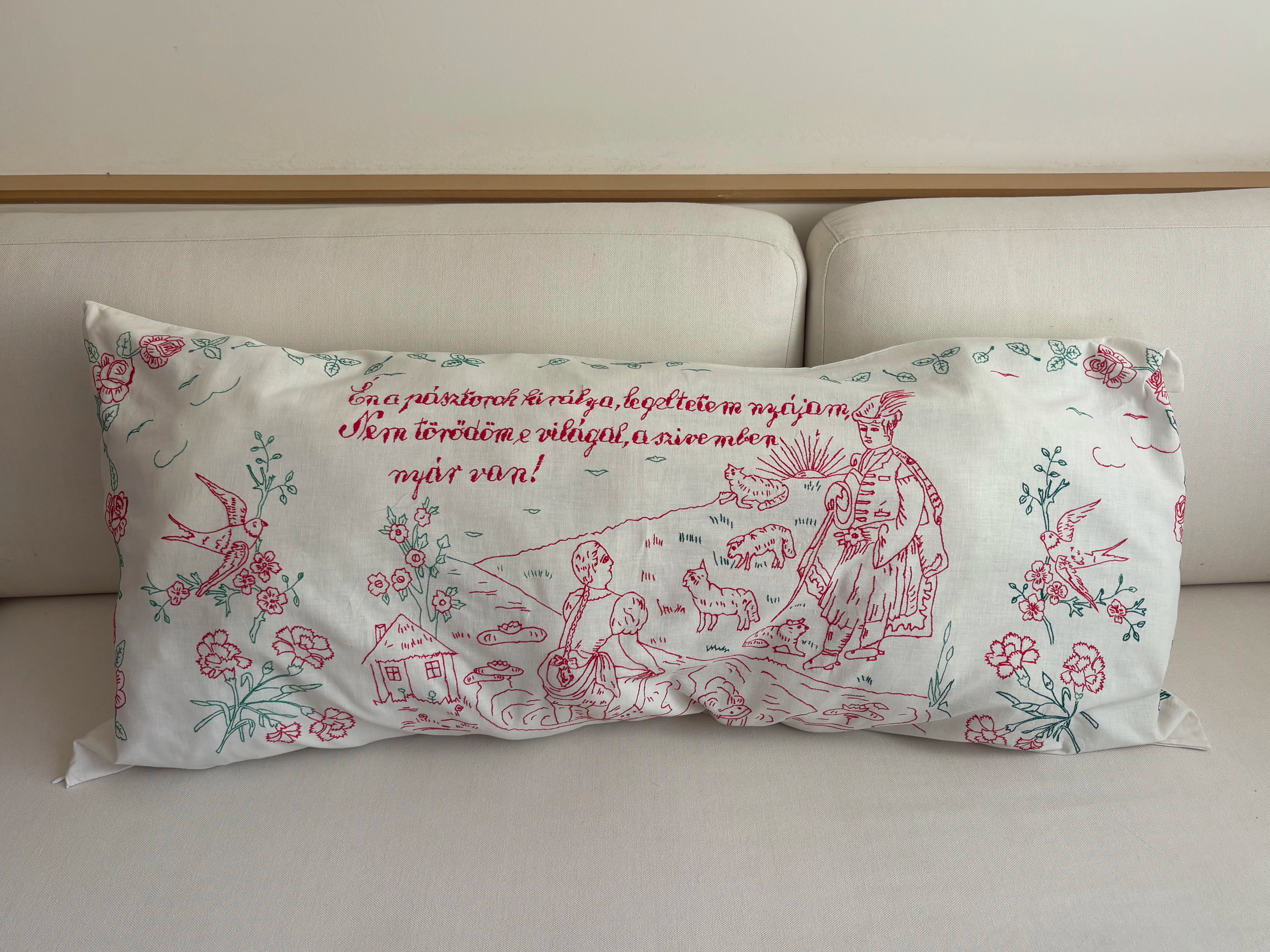 Carnations pillowcase