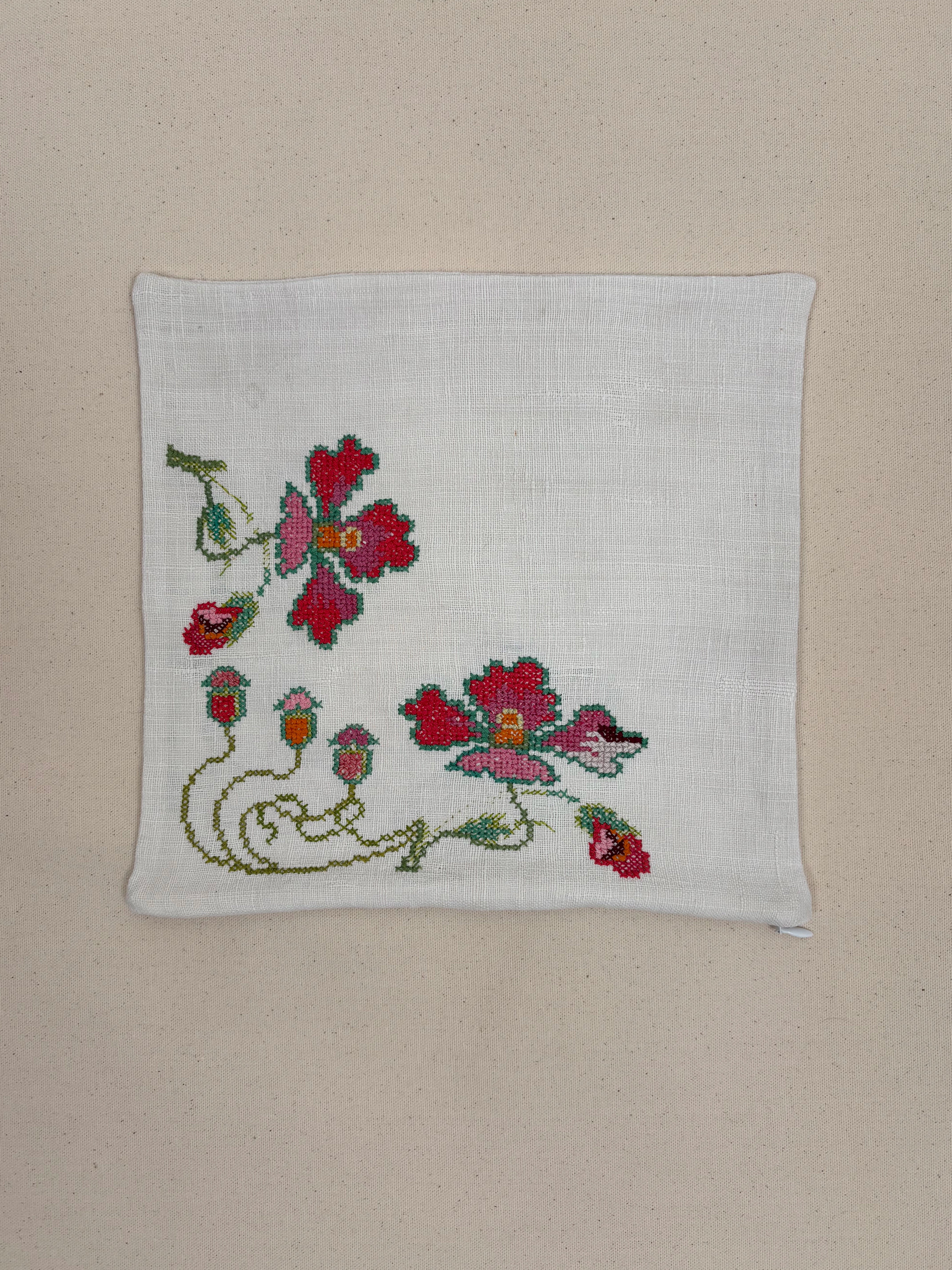 Two flowers pillowcase